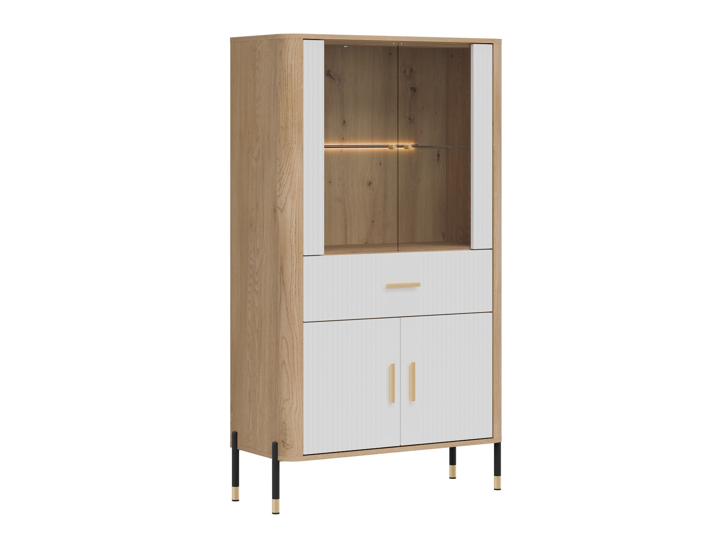 Βιβλιοθήκη Flosora 125 (Άσπρο)