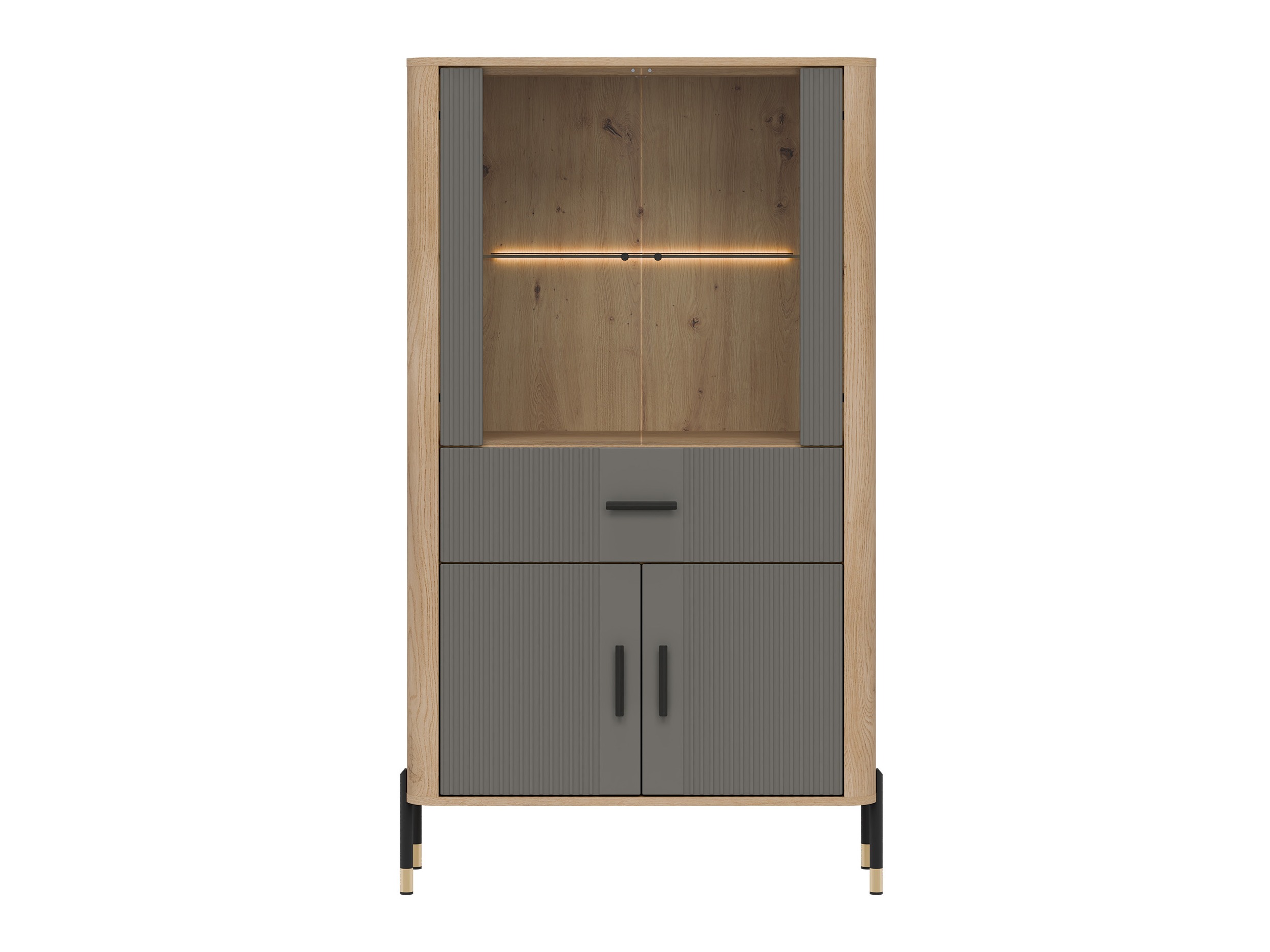 Βιβλιοθήκη Flosora 125 (Γκρι)