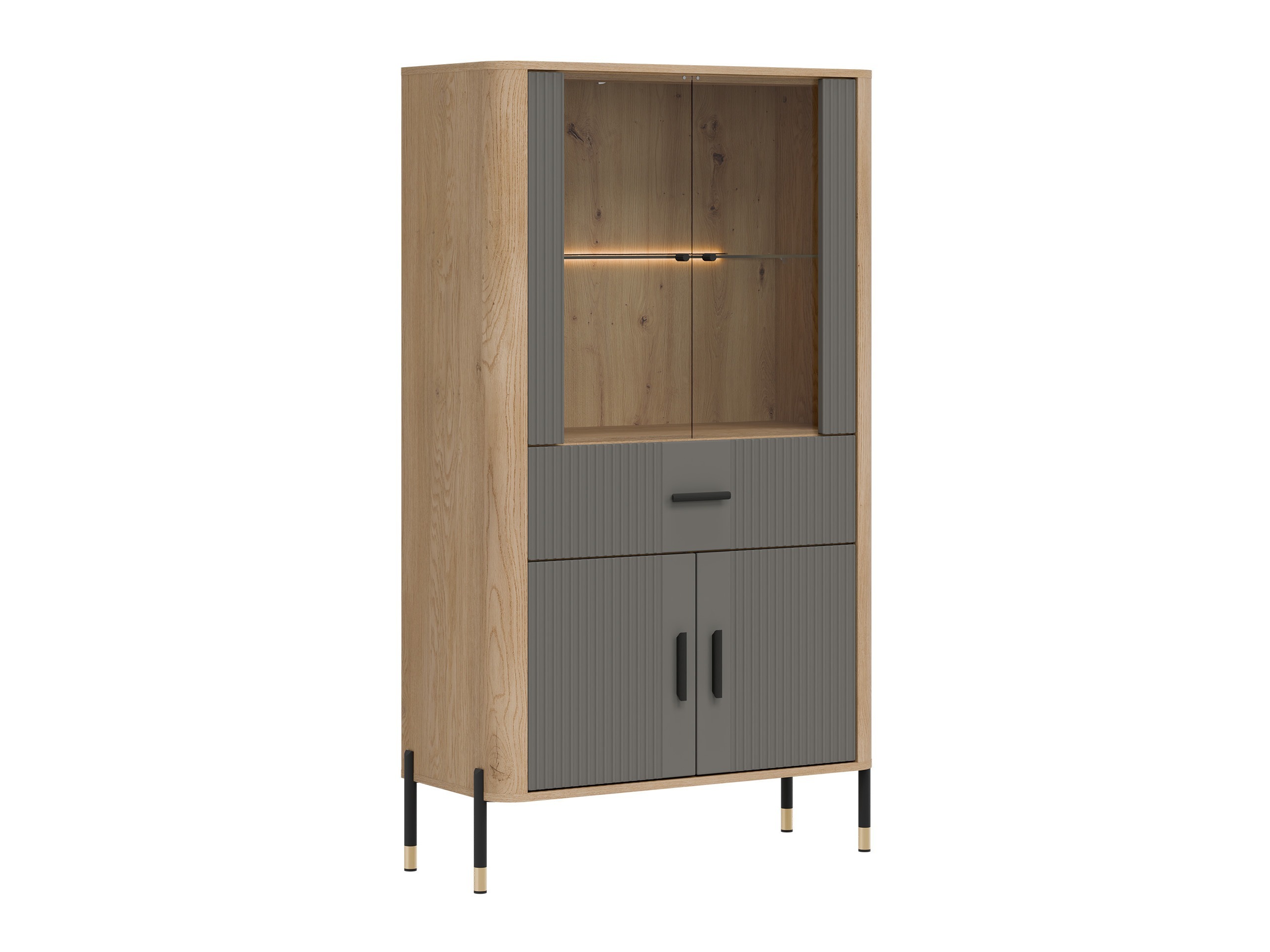 Βιβλιοθήκη Flosora 125 (Γκρι)