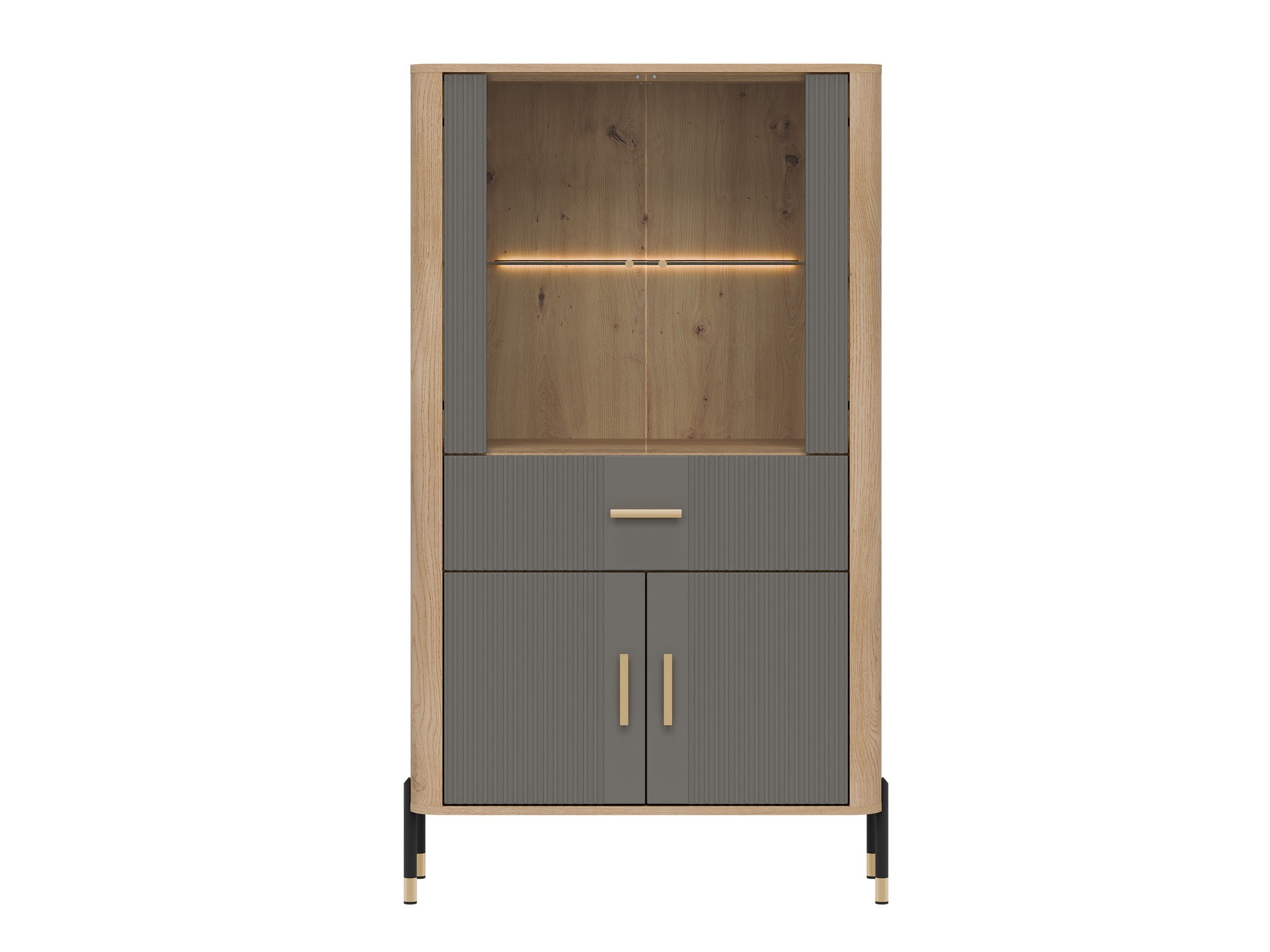 Βιβλιοθήκη Flosora 125 (Γκρι)