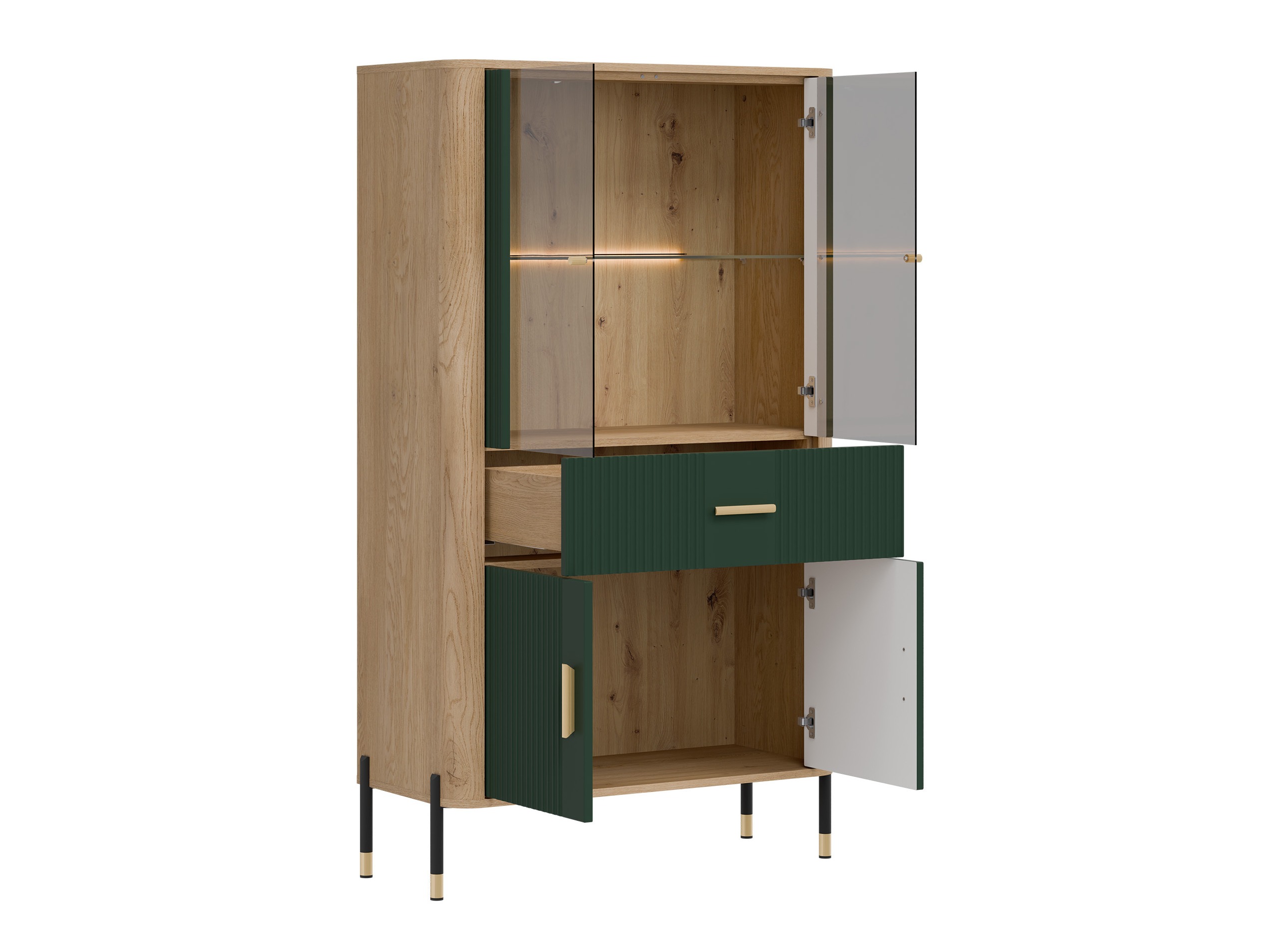 Βιβλιοθήκη Flosora 125 (Πράσινο)