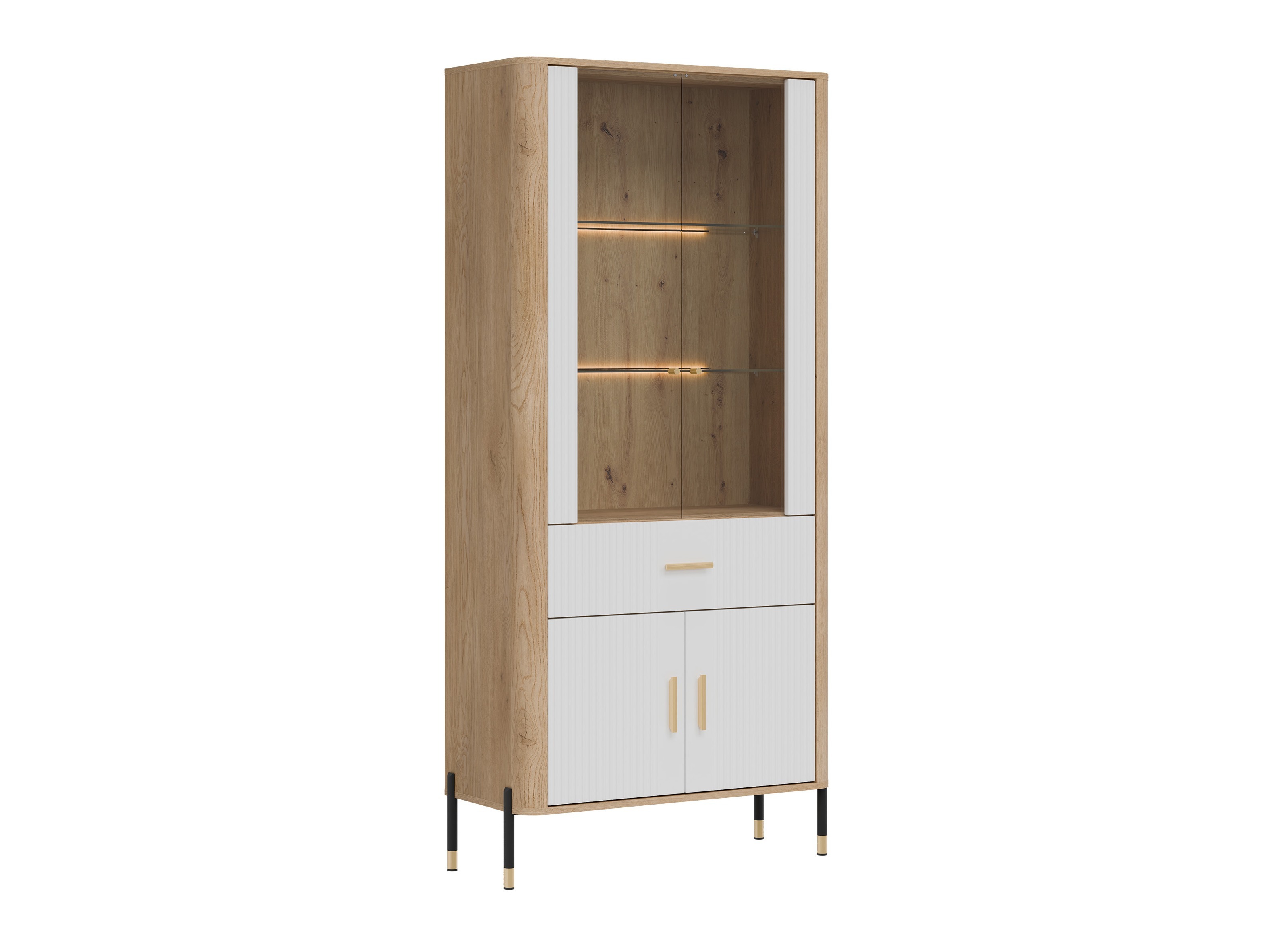 Βιβλιοθήκη Flosora 129 (Άσπρο)