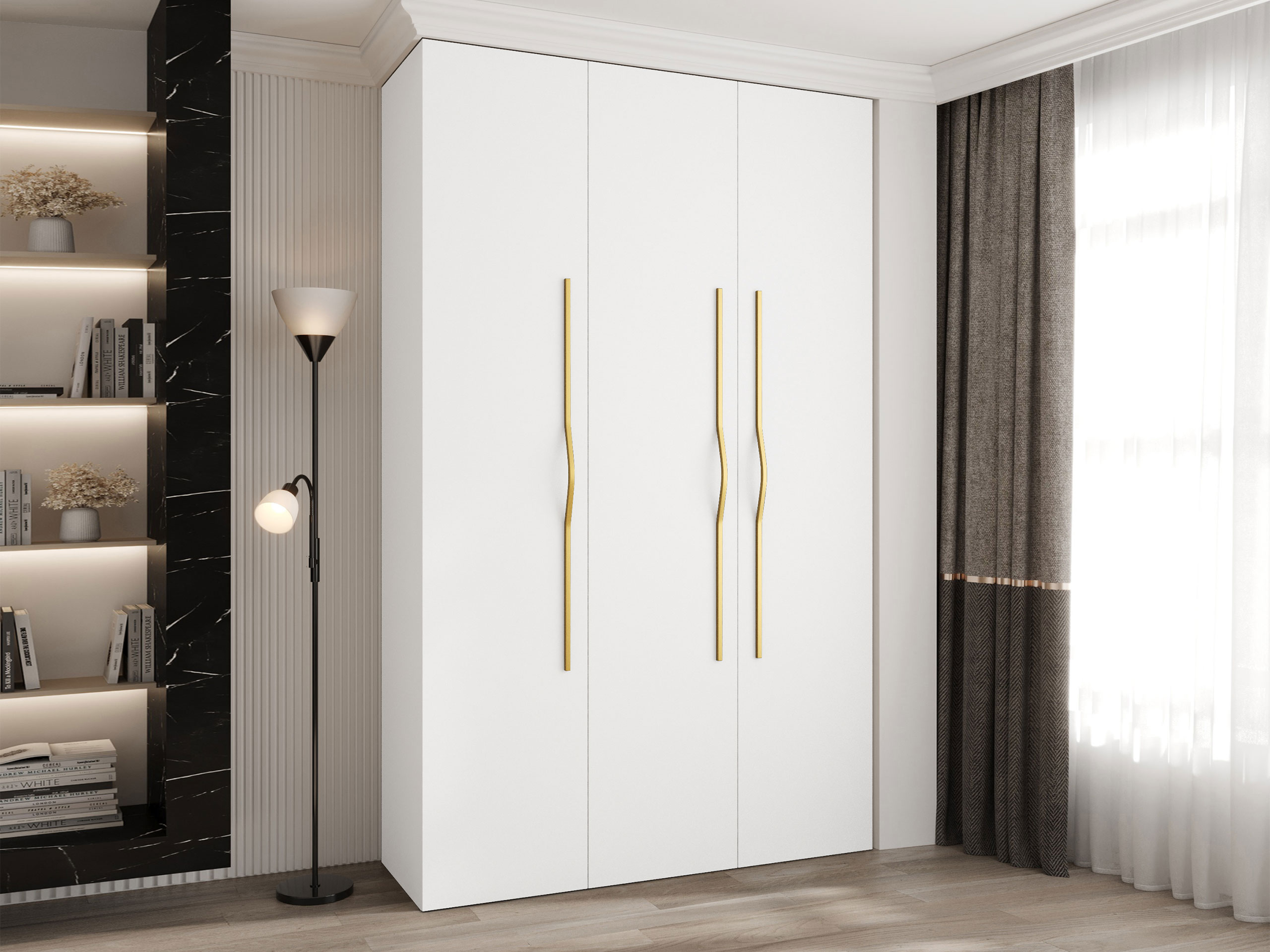 Ντουλάπα Hartford 563 (Άσπρο)