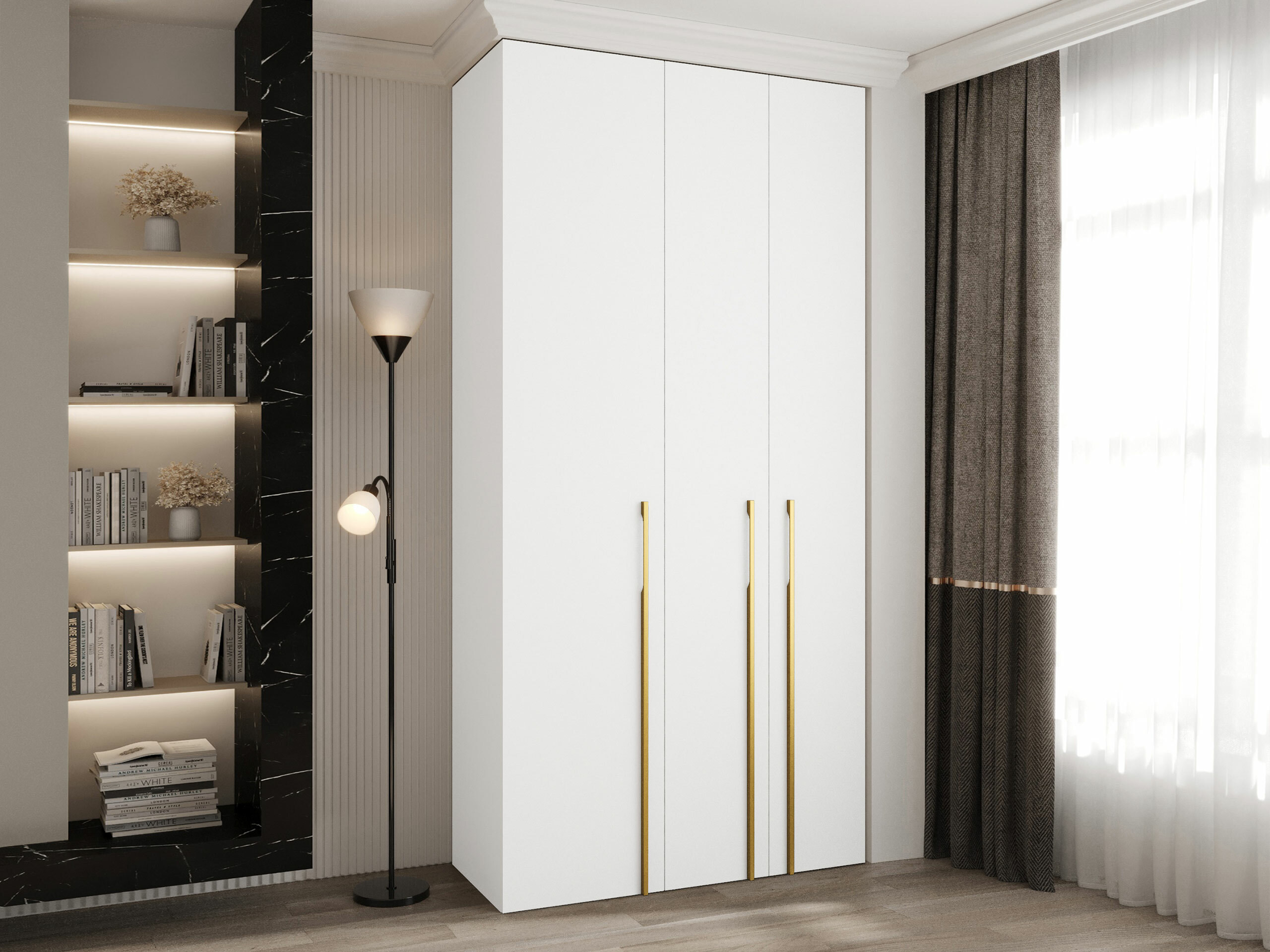 Ντουλάπα Hartford 571 (Άσπρο)