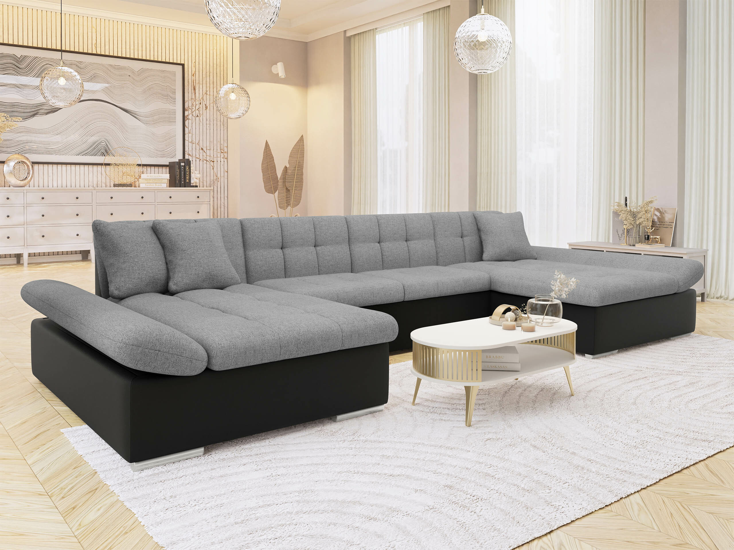Γωνιακός Καναπές Comfivo Ficus (Soft 011 + Soul 17)