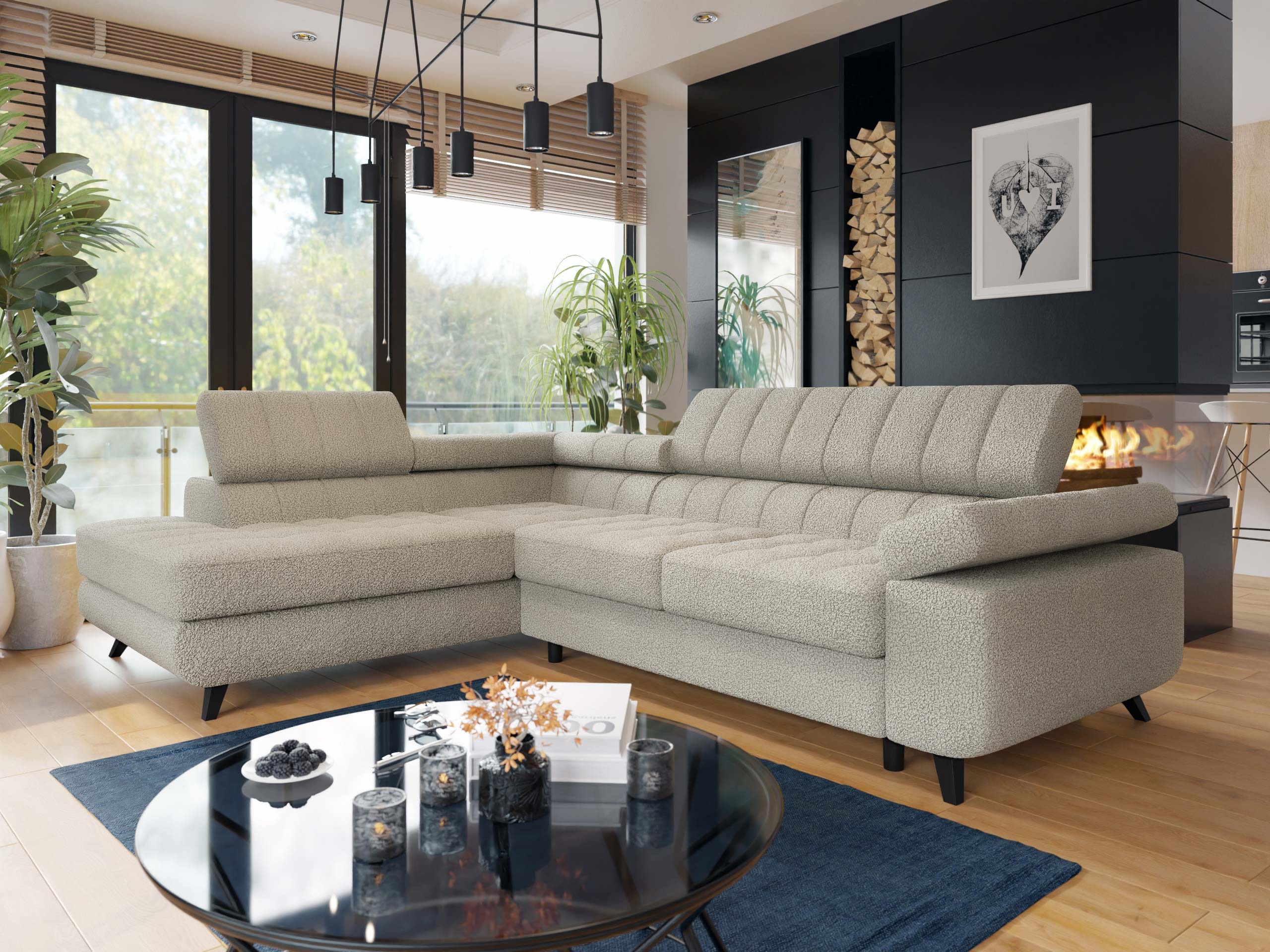 Γωνιακός Καναπές Comfivo Agnus (Manza 22)