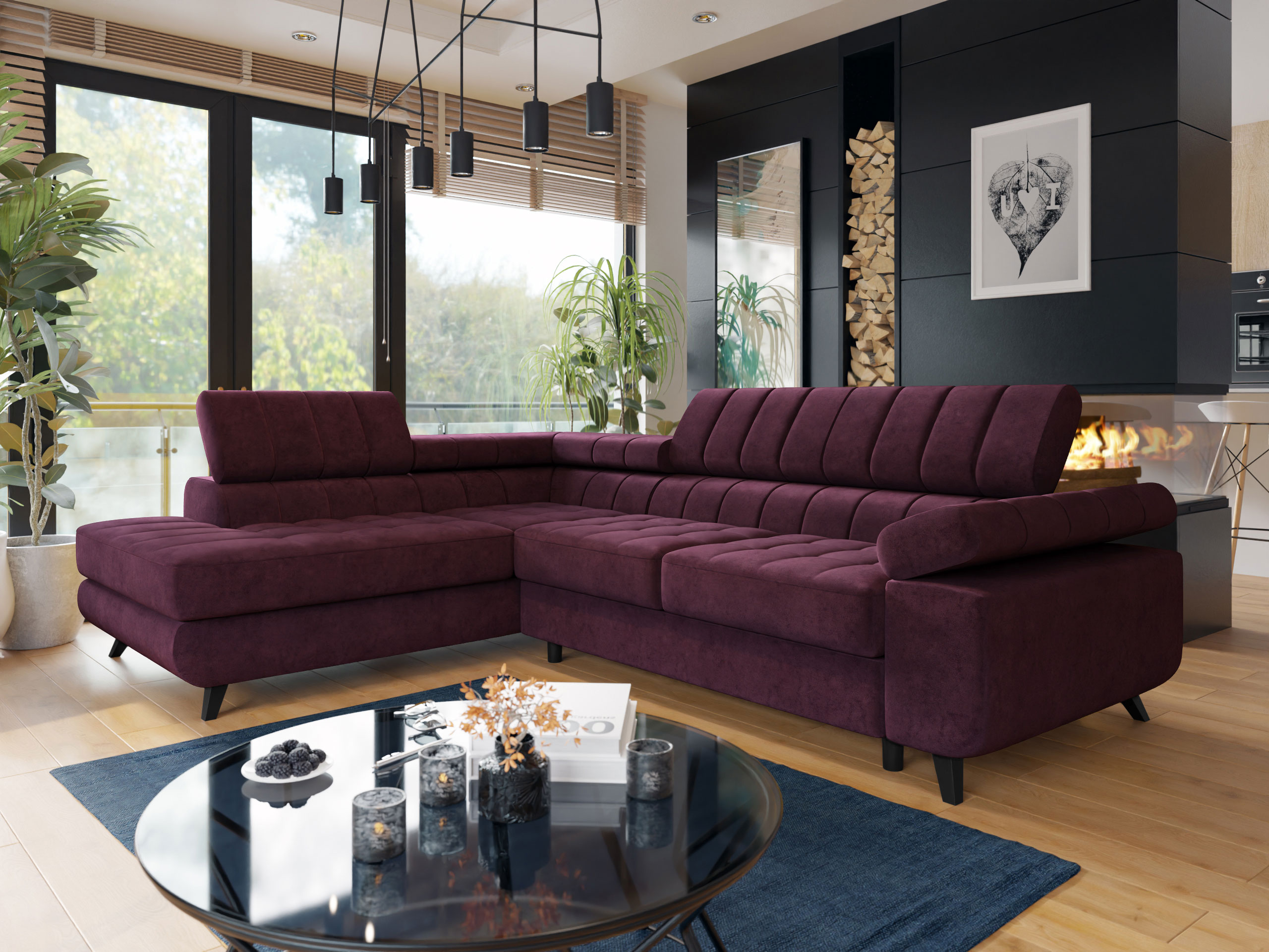 Γωνιακός Καναπές Comfivo Agnus (Zoya 04)