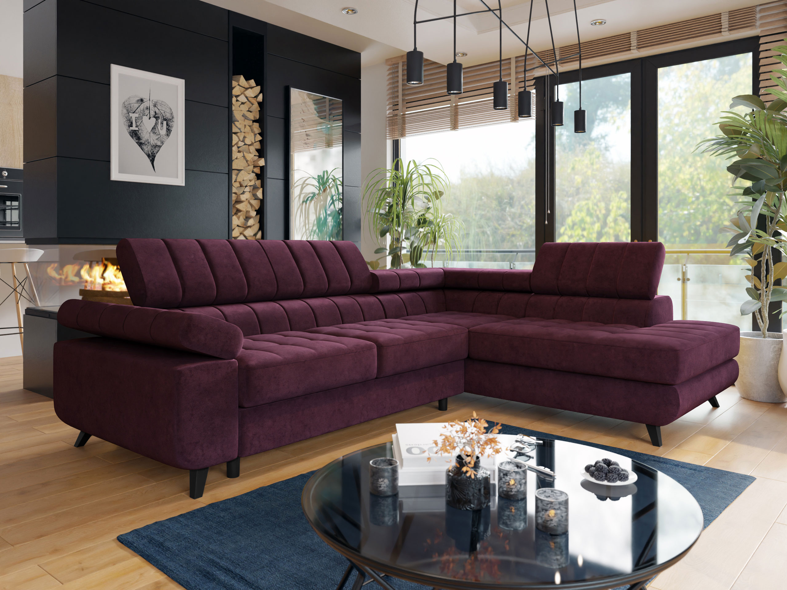 Γωνιακός Καναπές Comfivo Agnus (Zoya 04)