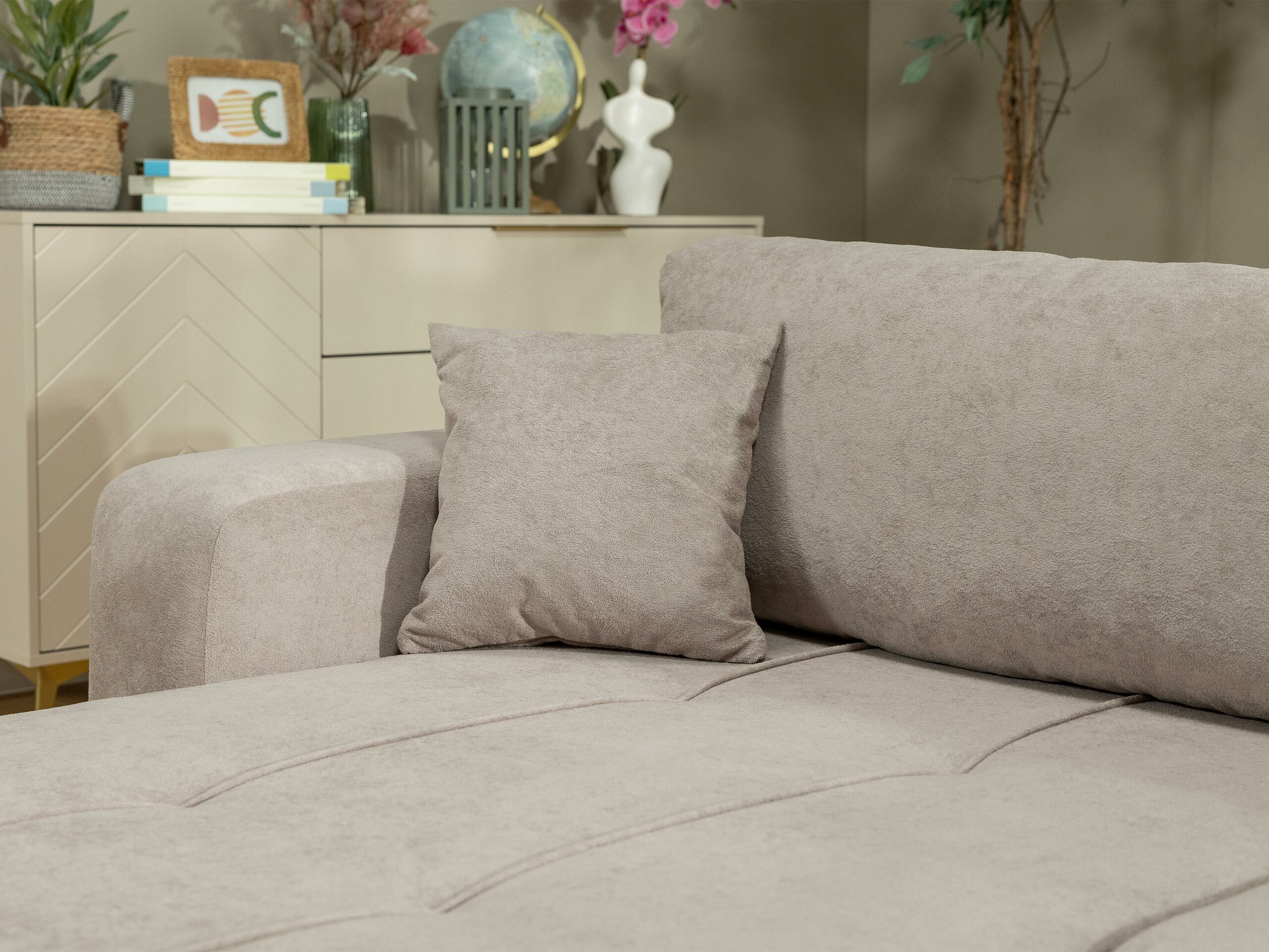 Γωνιακός Καναπές Comfivo Laurus I (Coral 15)