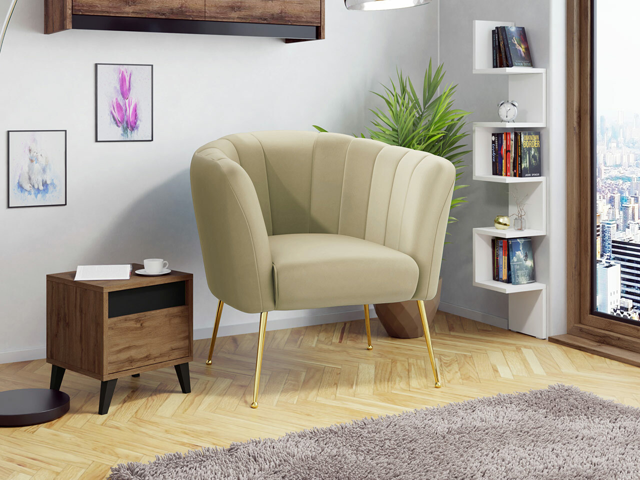 Πολυθρόνα Orem 112 (Magic Velvet 2201)