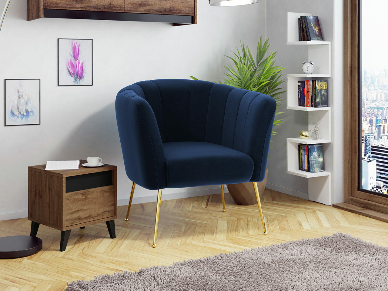 Πολυθρόνα Orem 112 (Magic Velvet 2216)