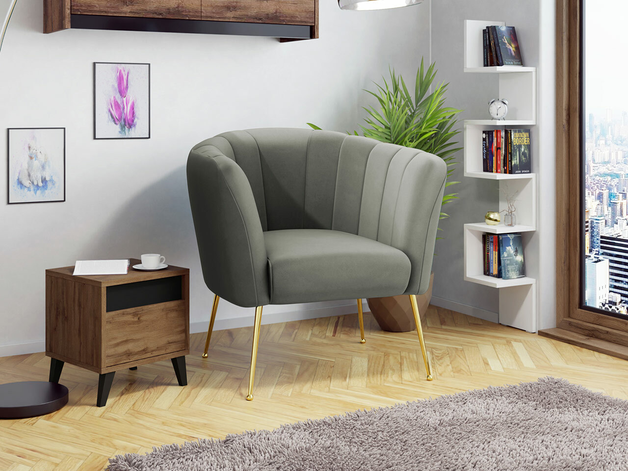Πολυθρόνα Orem 112 (Magic Velvet 2217)