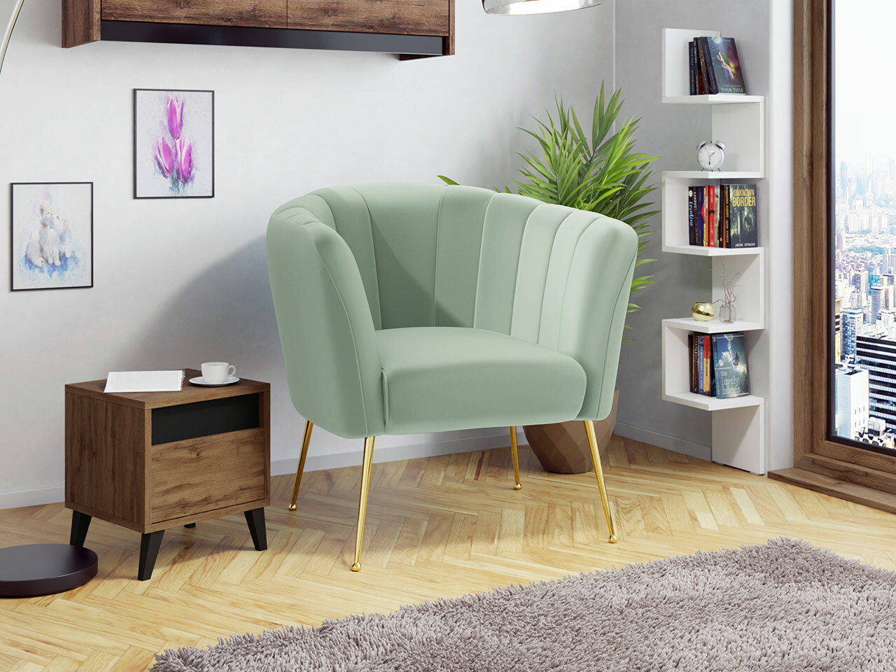 Πολυθρόνα Orem 112 (Magic Velvet 2227)