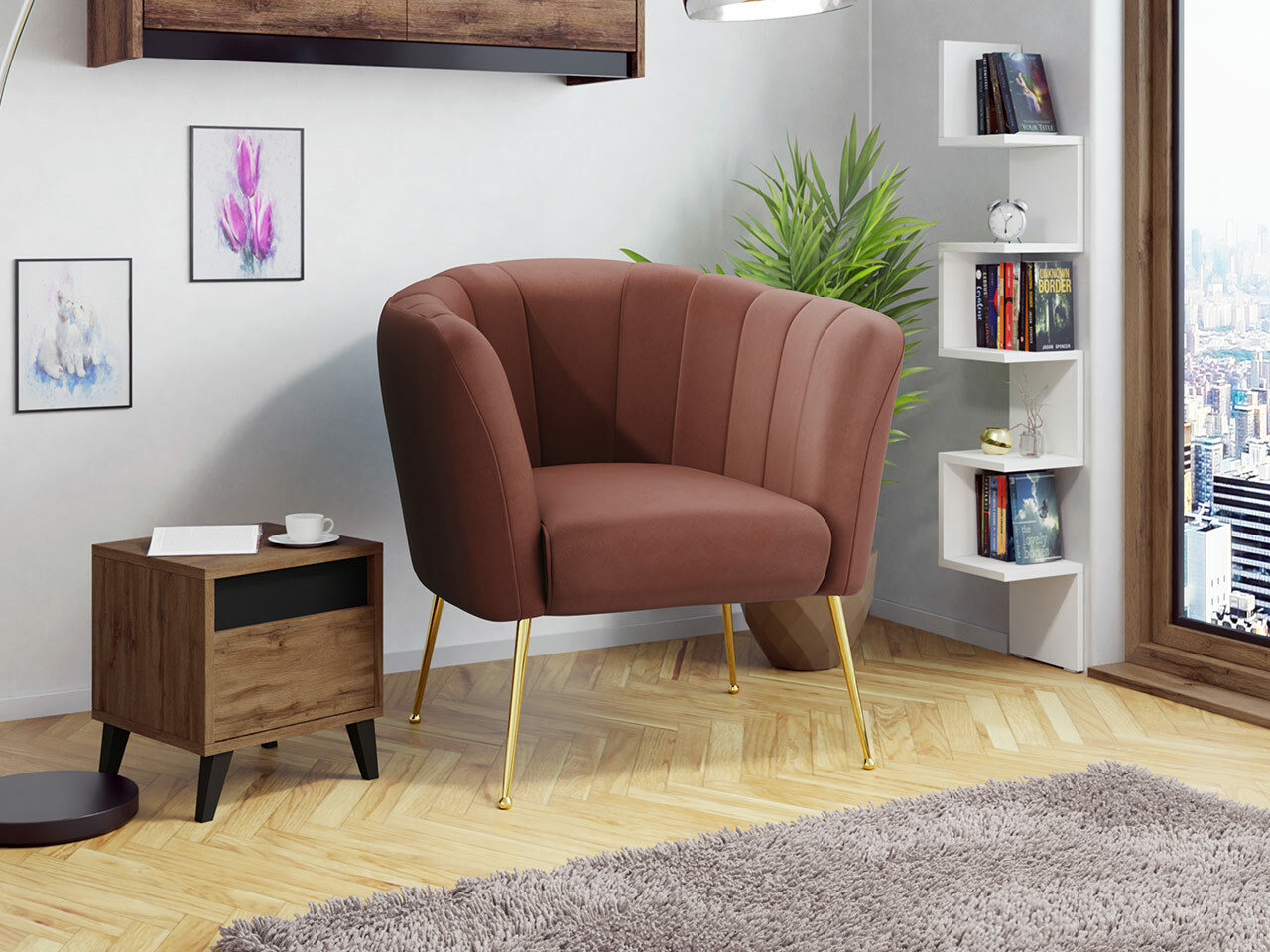 Πολυθρόνα Orem 112 (Magic Velvet 2258)