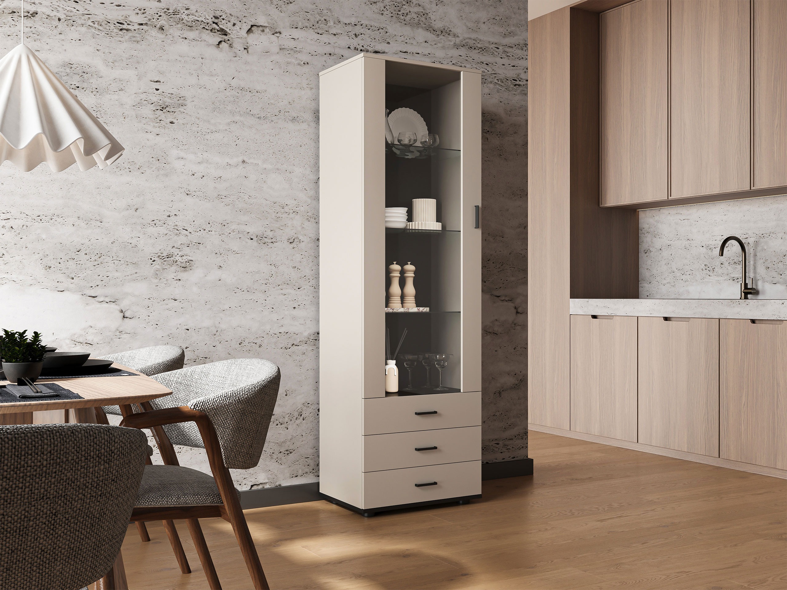 Βιβλιοθήκη Tornola 102 (Κασμίρι + Μαύρο)