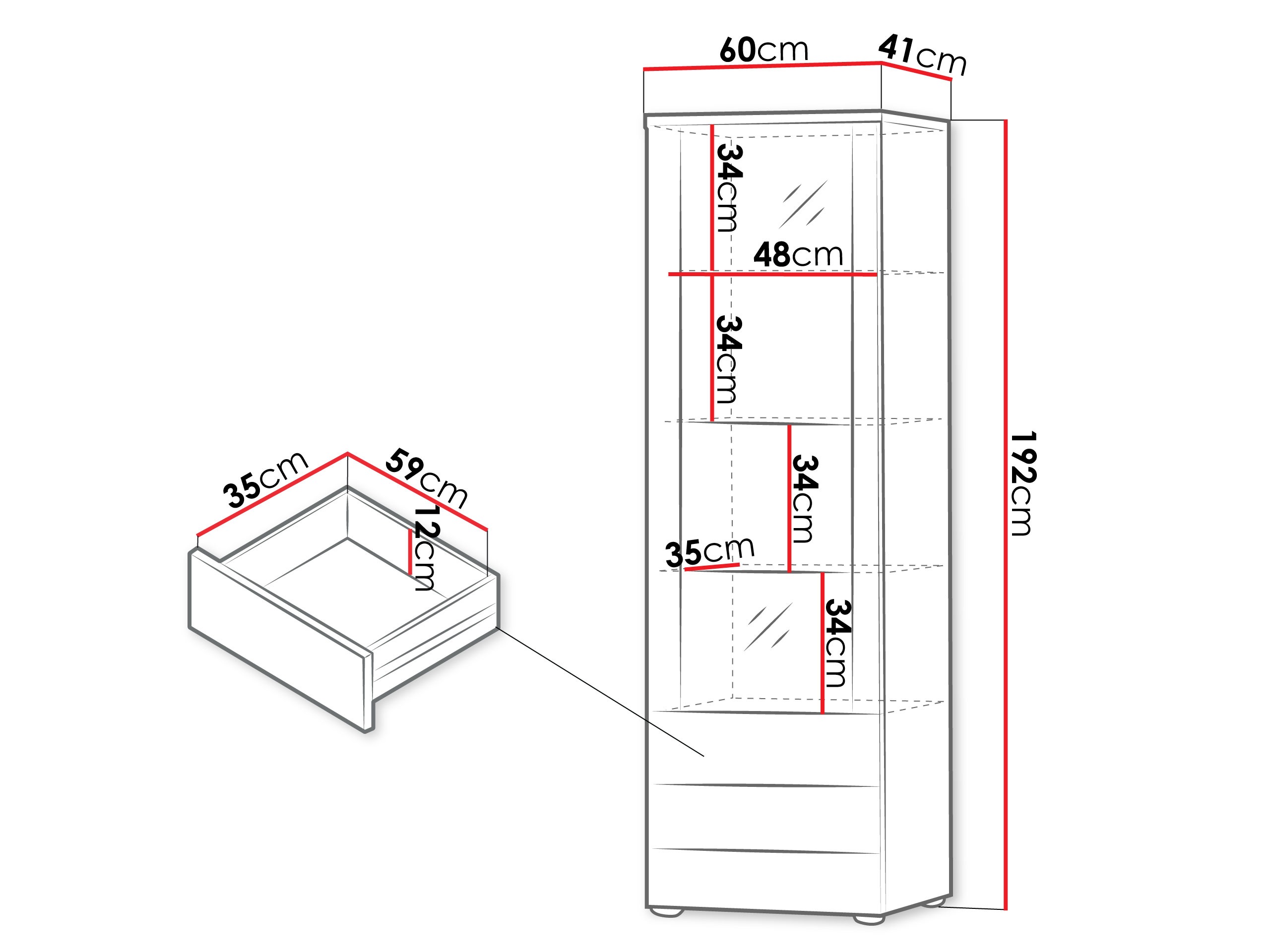 Βιβλιοθήκη Tornola 102 (Κασμίρι + Μαύρο)