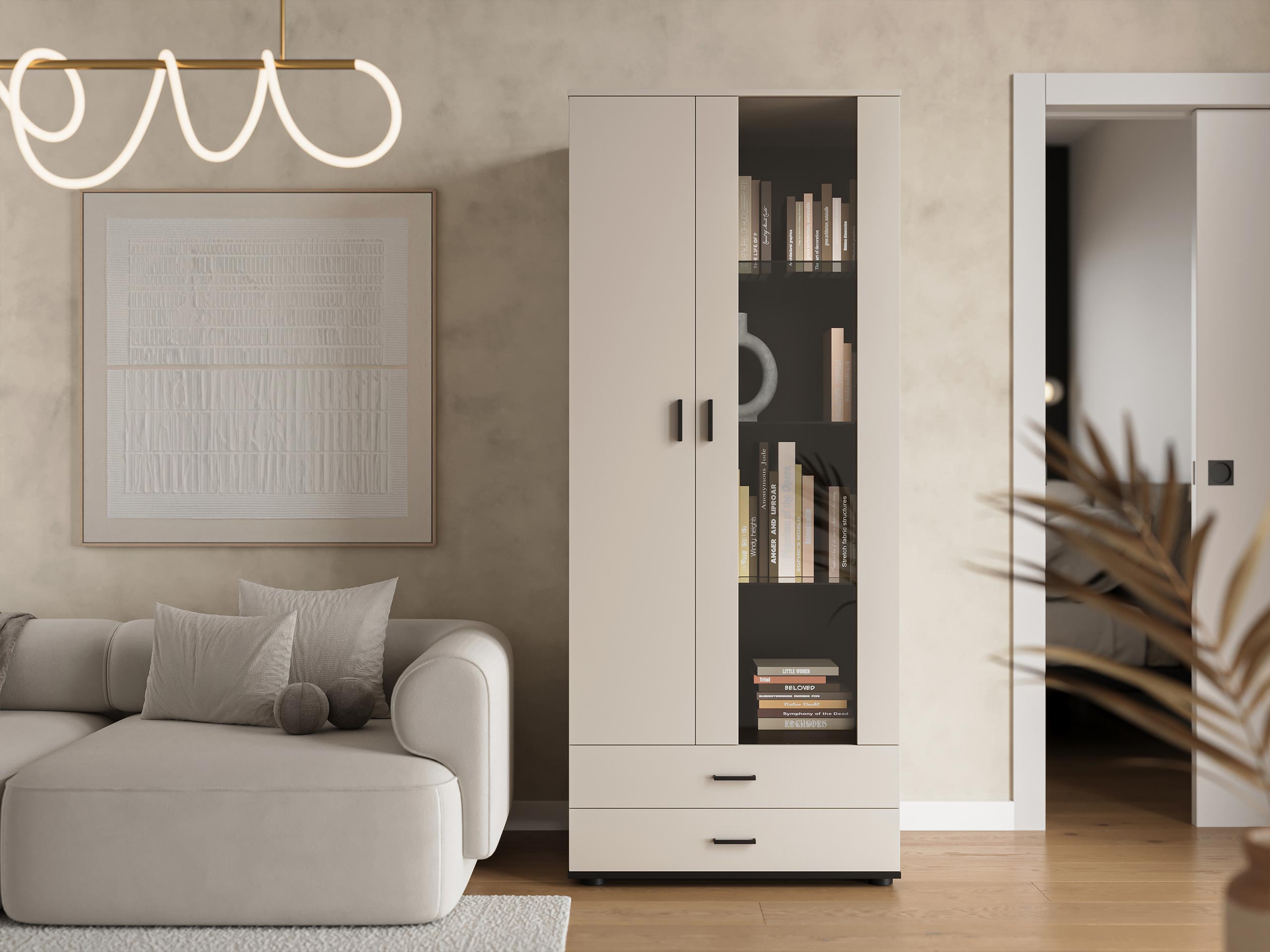 Βιβλιοθήκη Tornola 105 (Κασμίρι + Μαύρο)