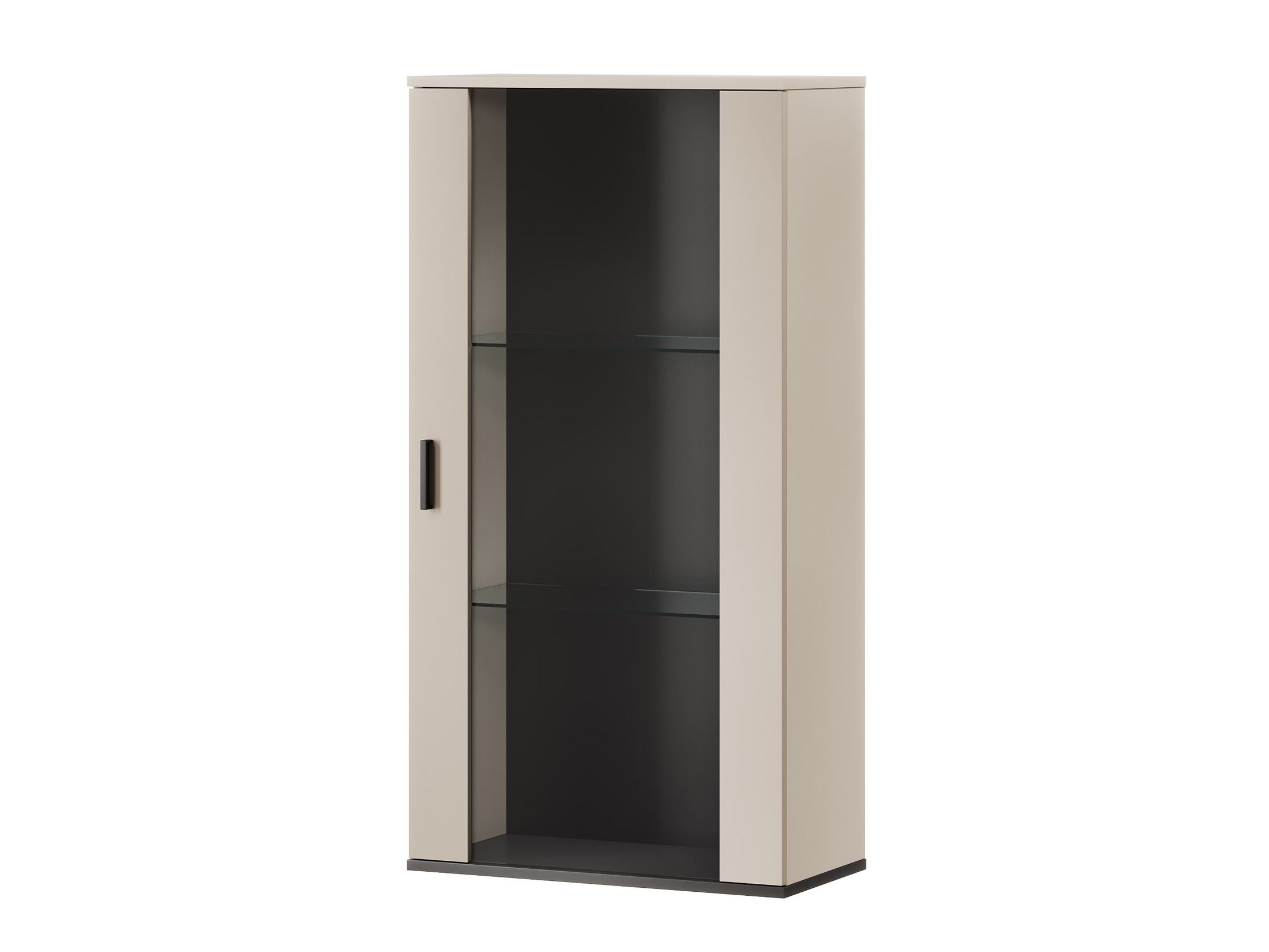 Ντουλάπι τοίχου Tornola 103 (Κασμίρι + Μαύρο)