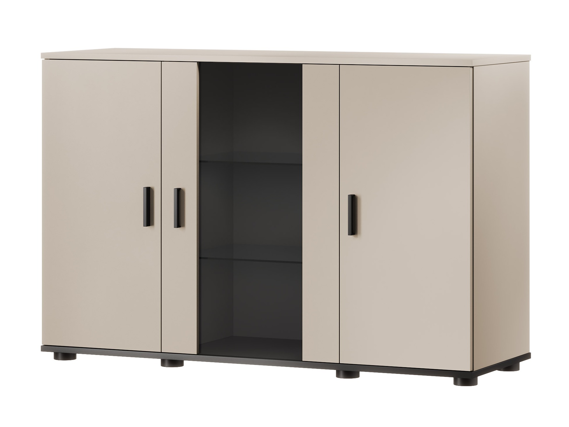 Μπουφέ Tornola 106 (Κασμίρι + Μαύρο)