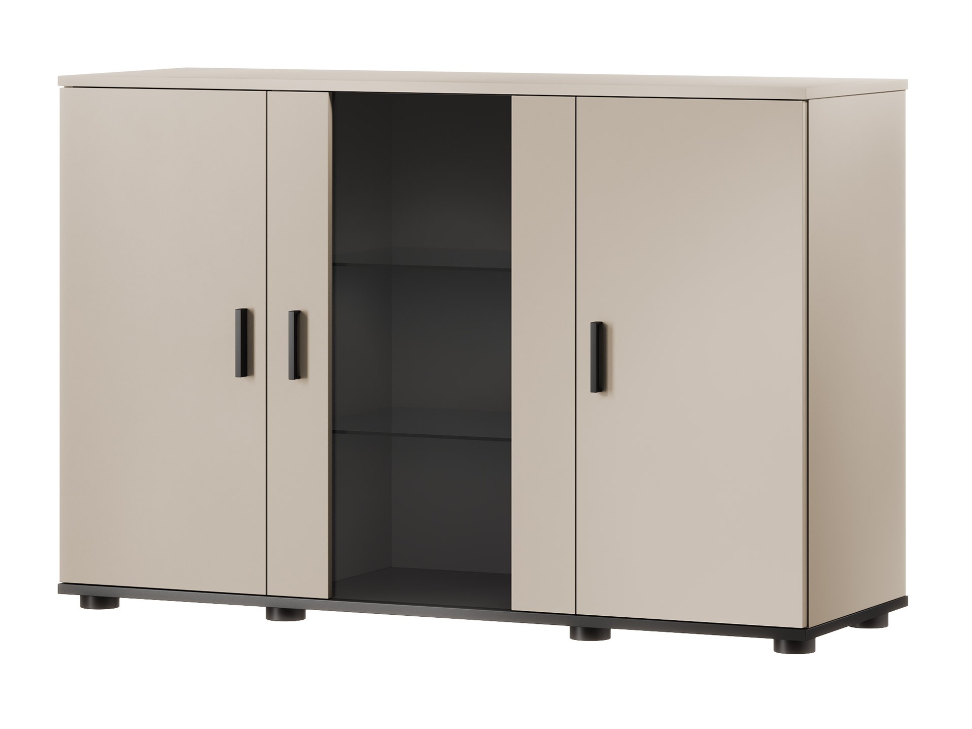 Μπουφέ Tornola 106 (Κασμίρι + Μαύρο)