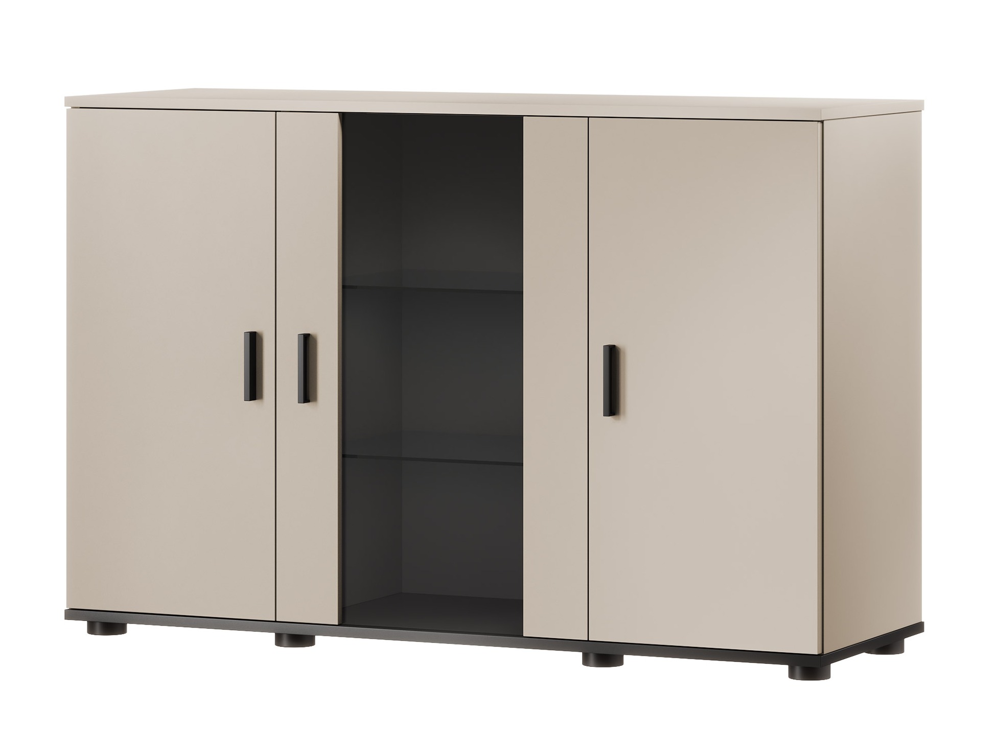 Μπουφέ Tornola 106 (Κασμίρι + Μαύρο)
