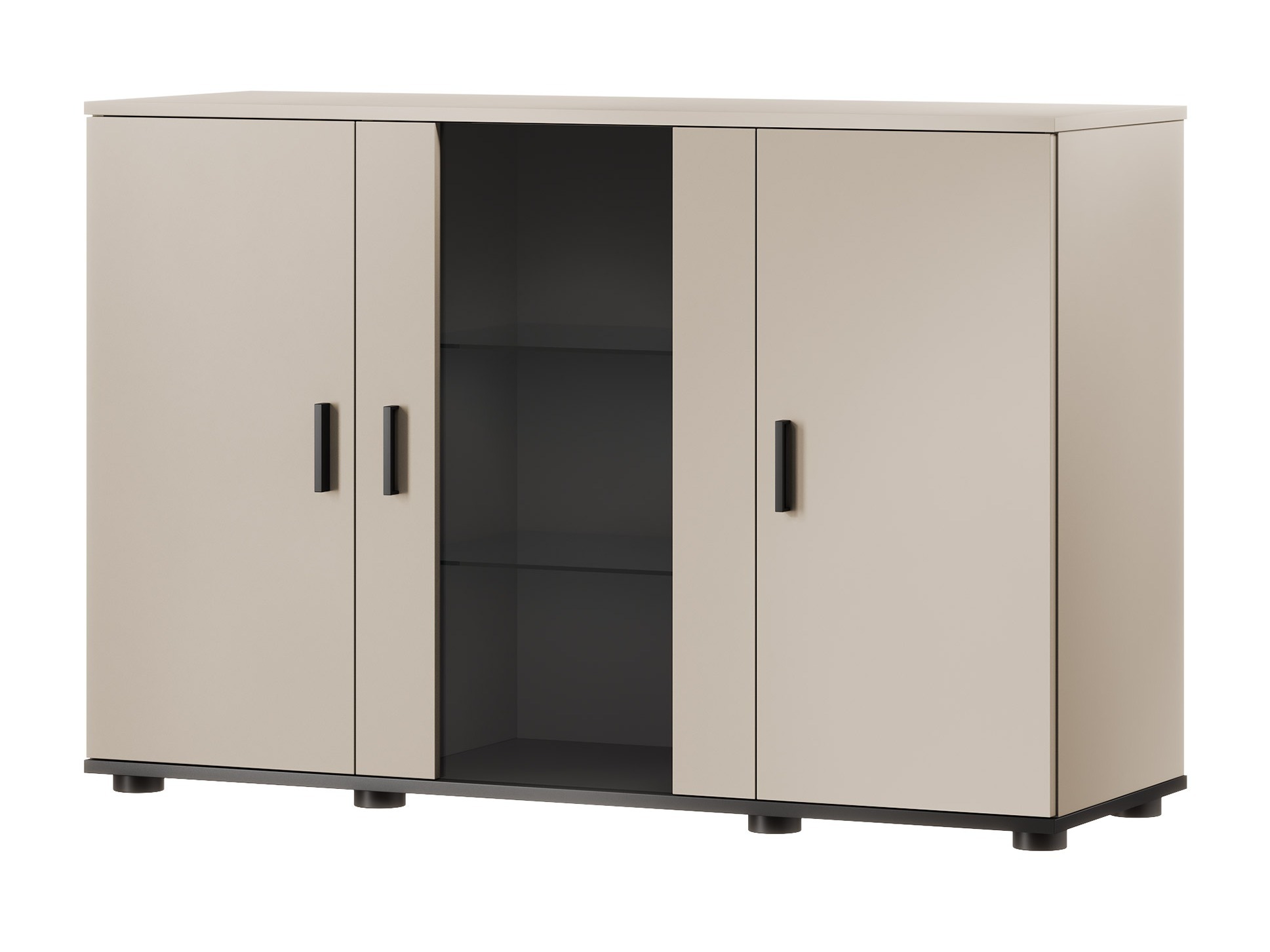 Μπουφέ Tornola 106 (Κασμίρι + Μαύρο)