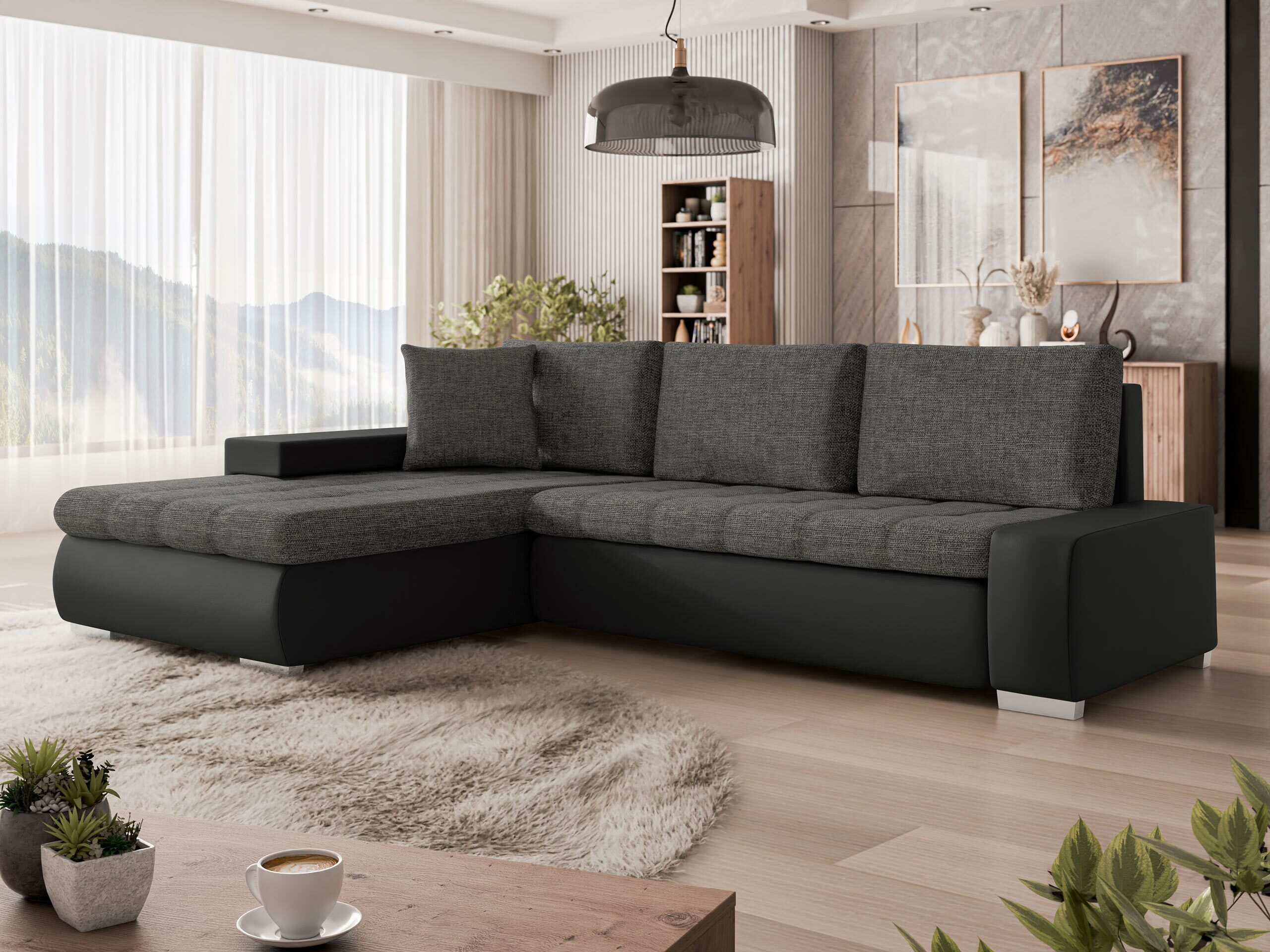 Γωνιακός Καναπές Comfivo Nitor I (Soft 011 + Lux 06)