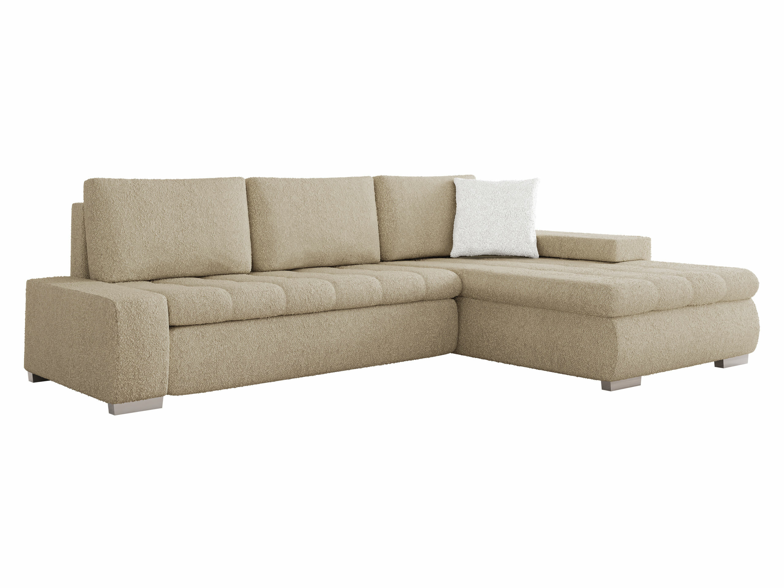 Γωνιακός Καναπές Comfivo Nitor IV (Boucle Baloo 2074 + Boucle Baloo 2073)