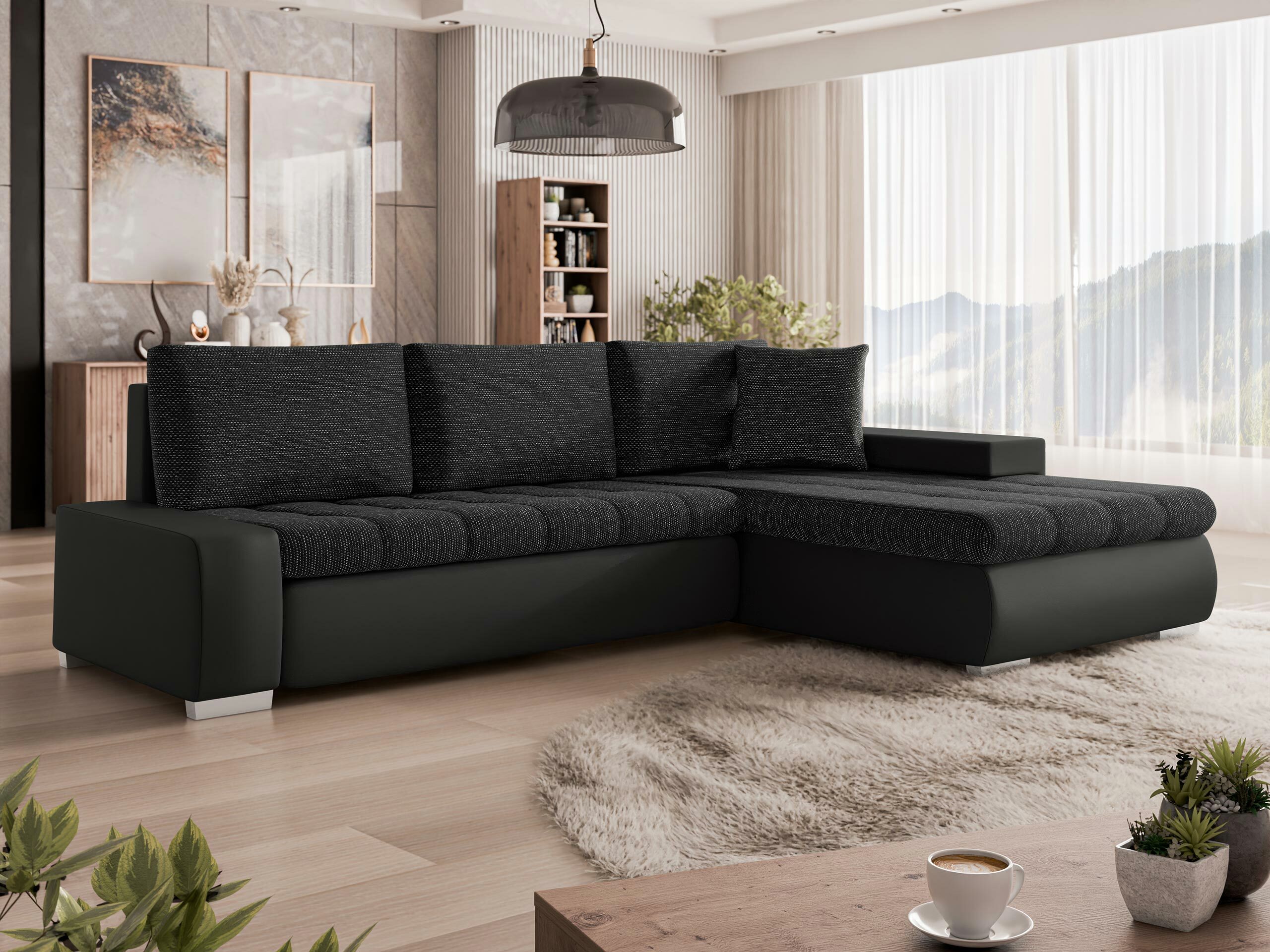 Γωνιακός Καναπές Comfivo Nitor (Soft 011 + Lawa 06)