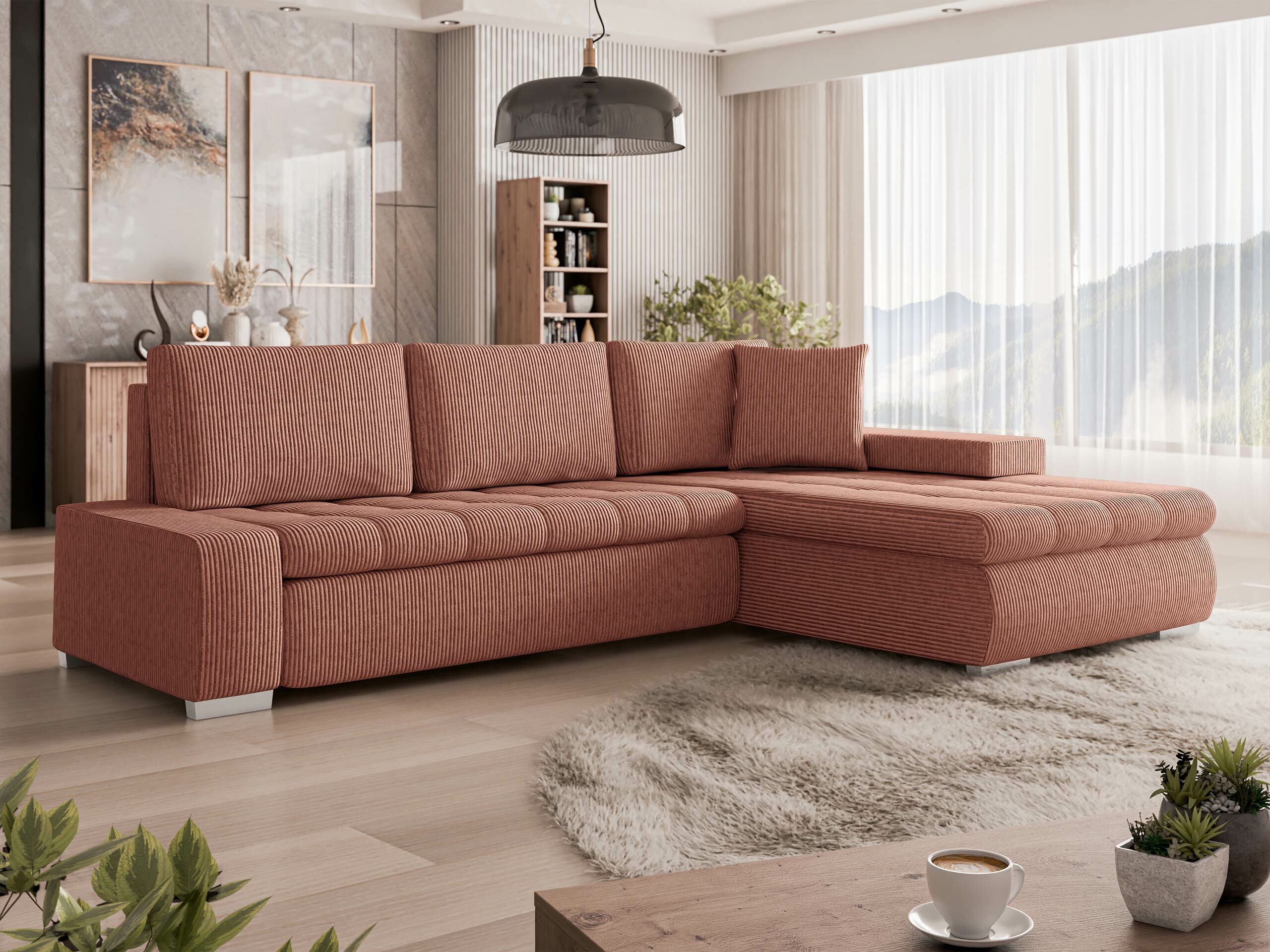 Γωνιακός Καναπές Comfivo Nitor (Uttario Velvet 2955 + Evo 28)