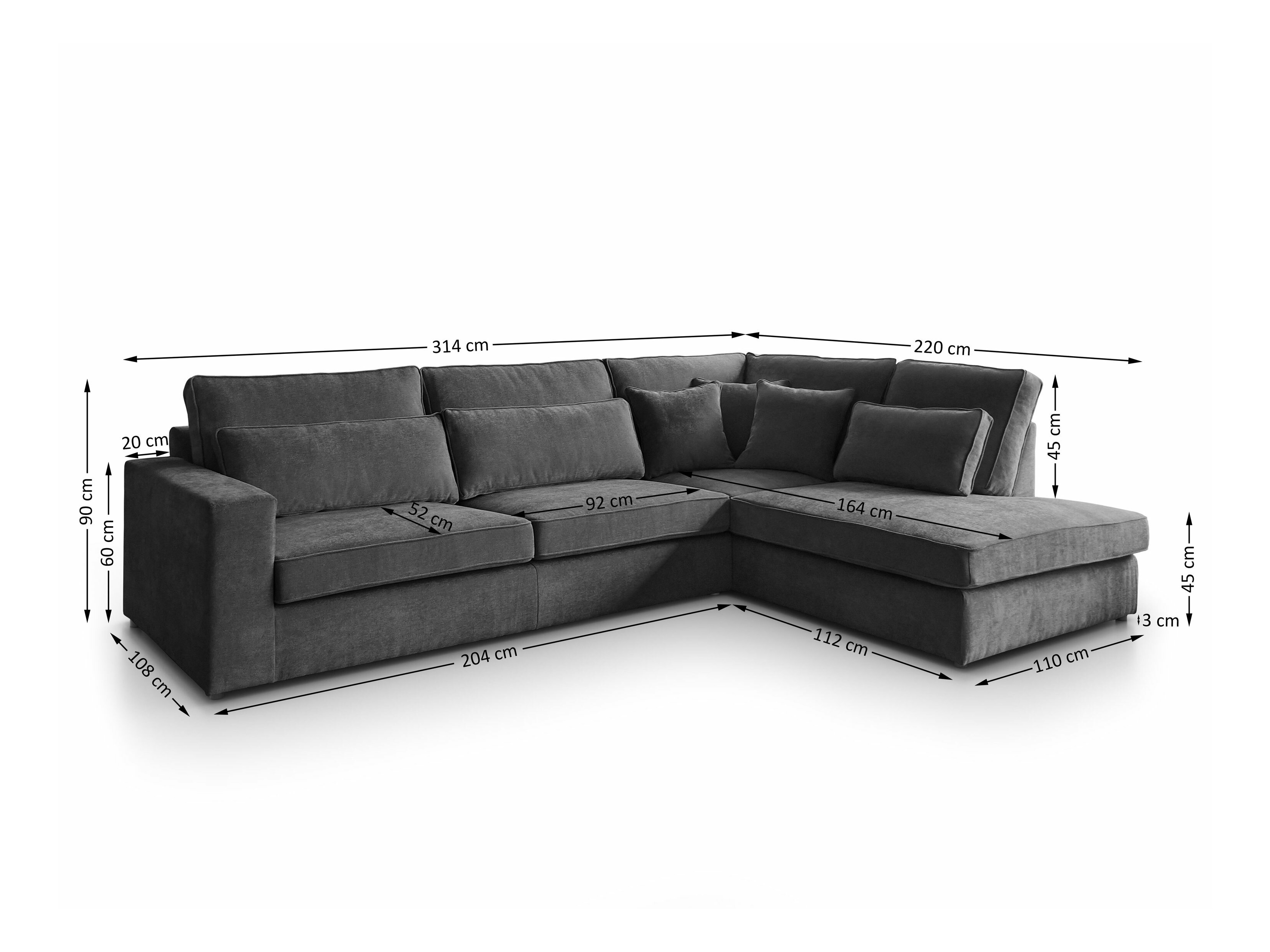 Γωνιακός Καναπές Margate 122 (Sereno 695)