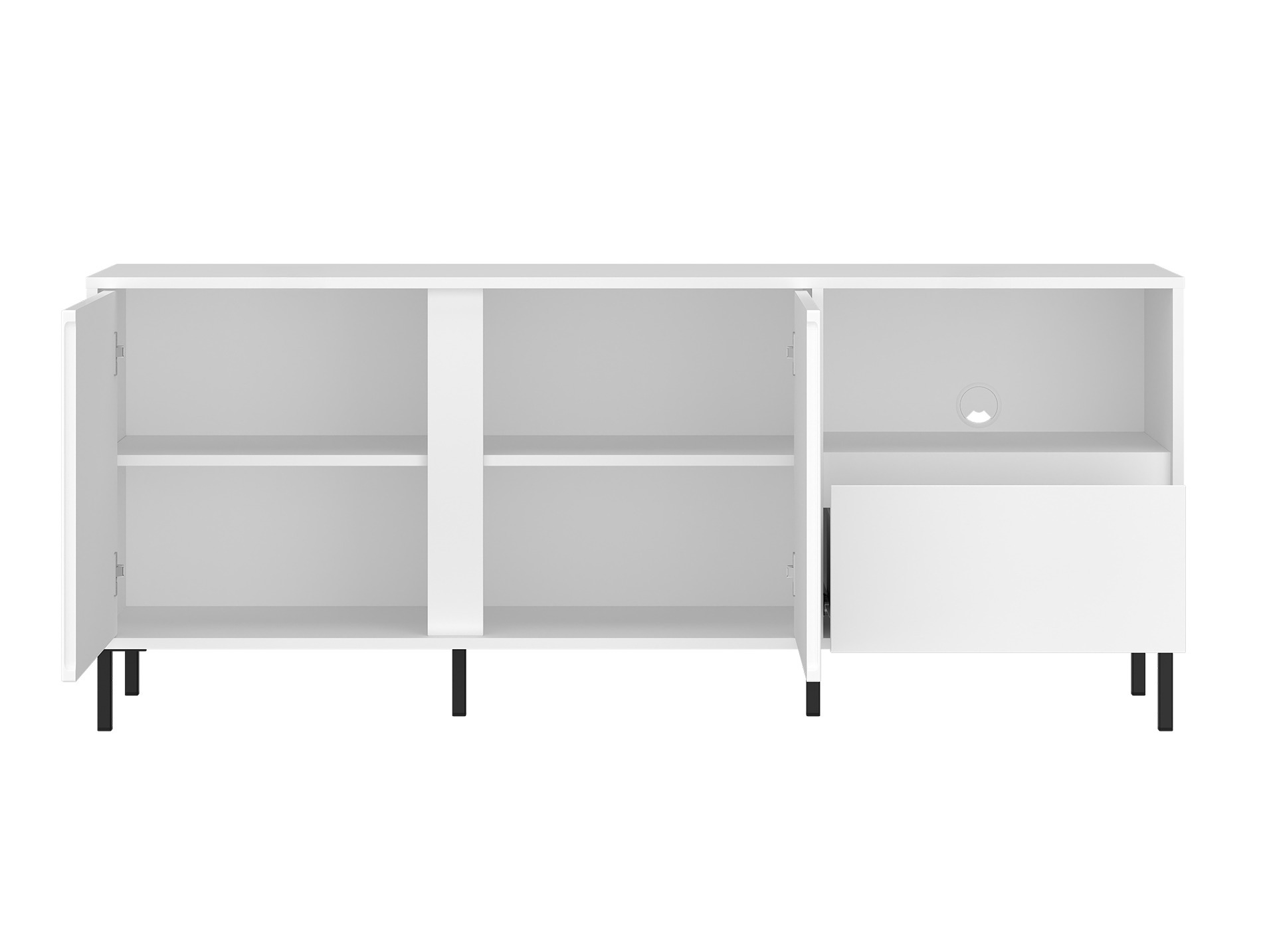 Σετ επίπλων σαλονιού Ruvrevi 106 (Άσπρο)