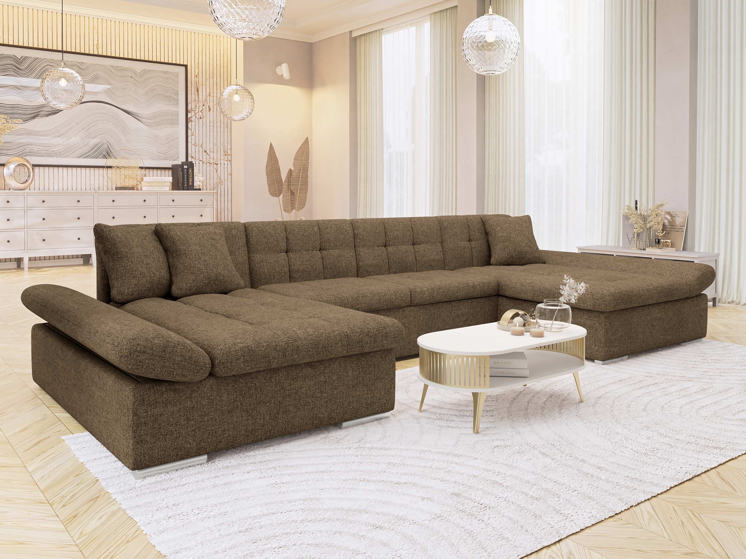 Γωνιακός Καναπές Comfivo Ficus I (Lux 03)