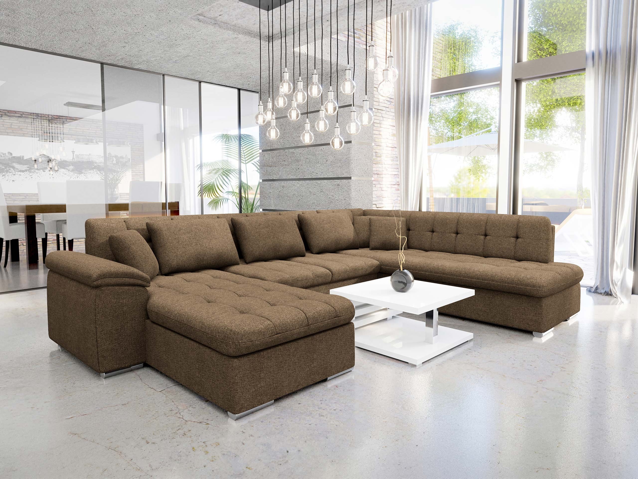 Γωνιακός Καναπές Comfivo Gemma IV (Lux 03)