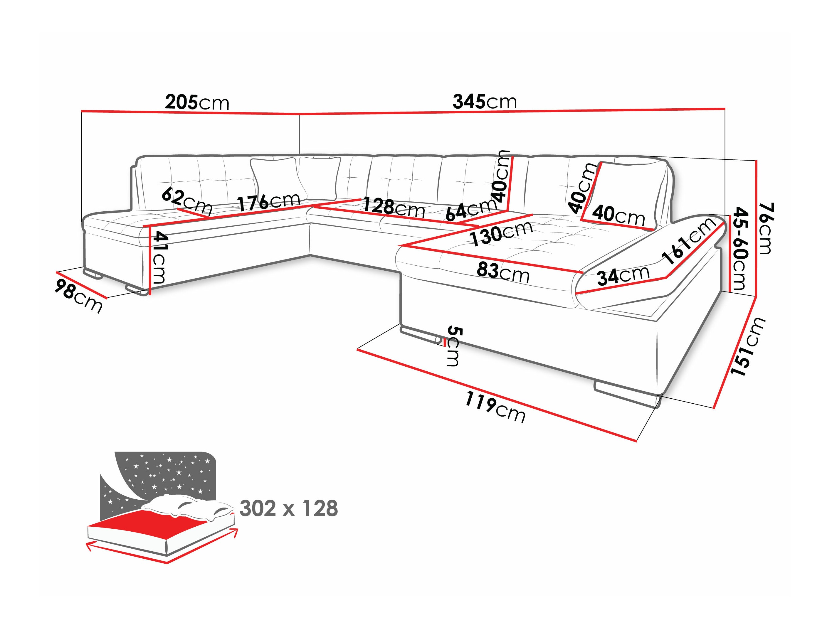 Γωνιακός Καναπές Comfivo Tilia (Lux 06 + Lux 05)