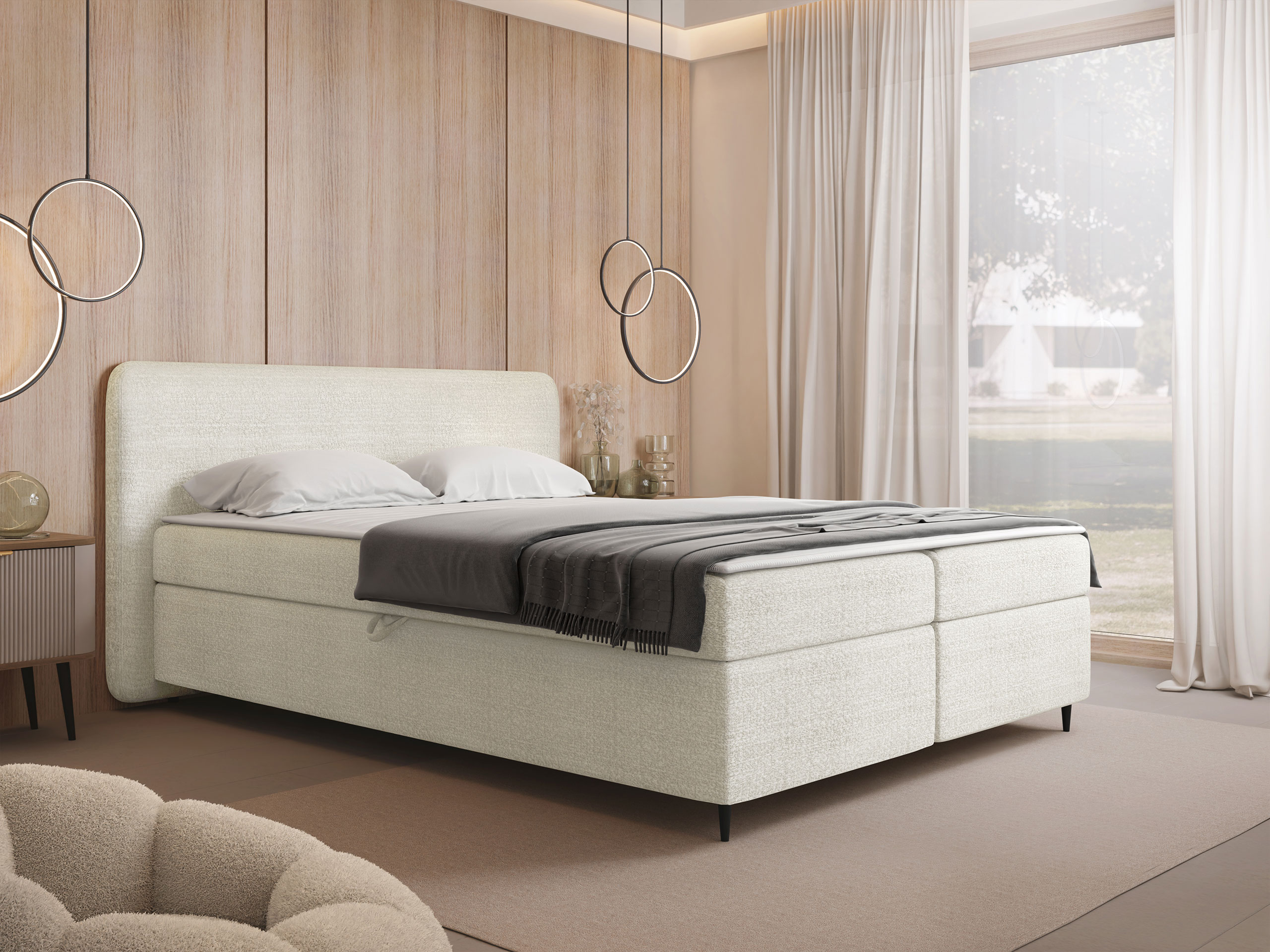 Κρεβάτι continental Stonecrest 108 (Taro 01)