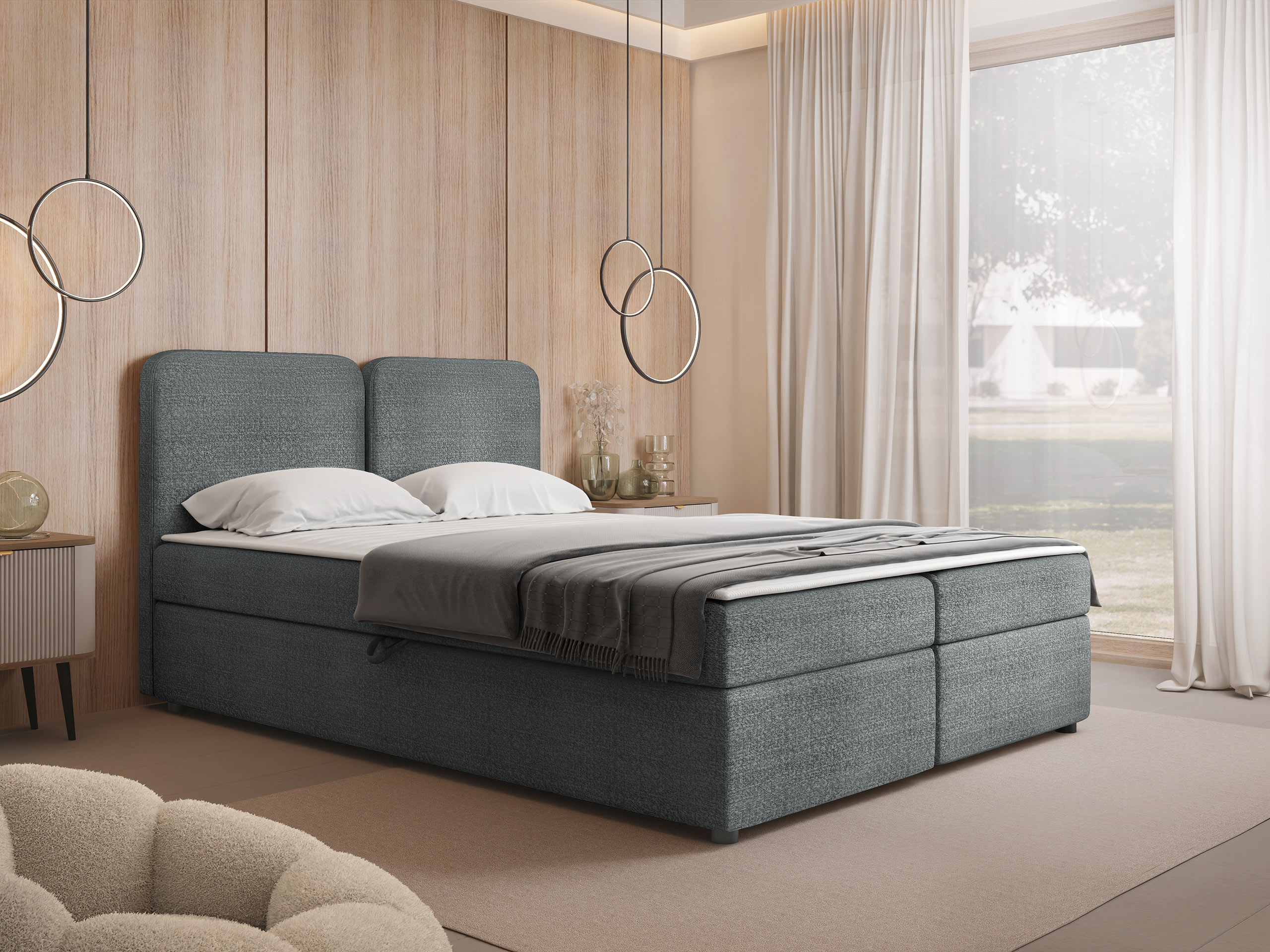 Κρεβάτι continental Stonecrest 109 (Taro 98)