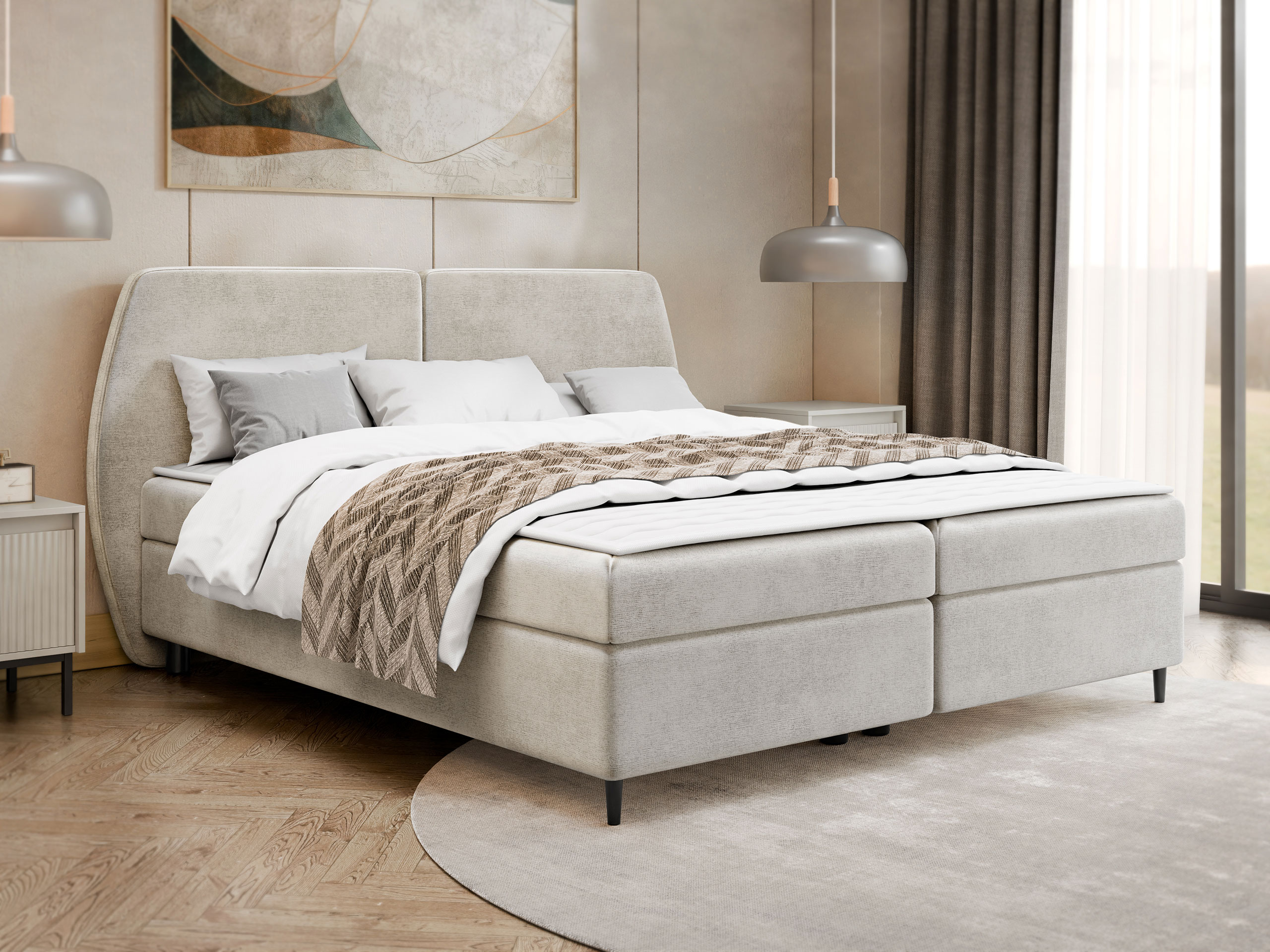 Κρεβάτι continental Stonecrest 110 (Wave 02)