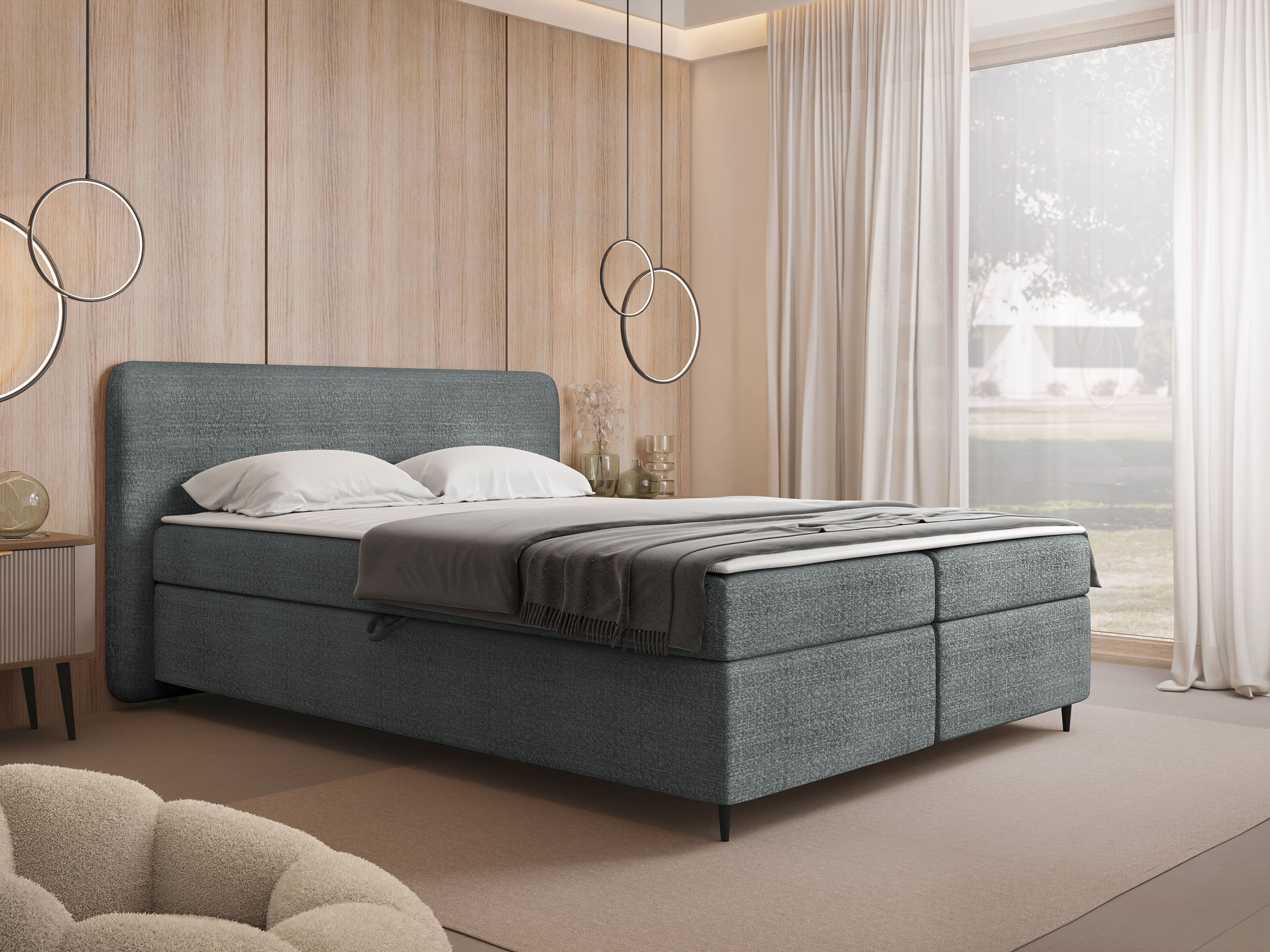 Κρεβάτι continental Stonecrest 108 (Taro 98)