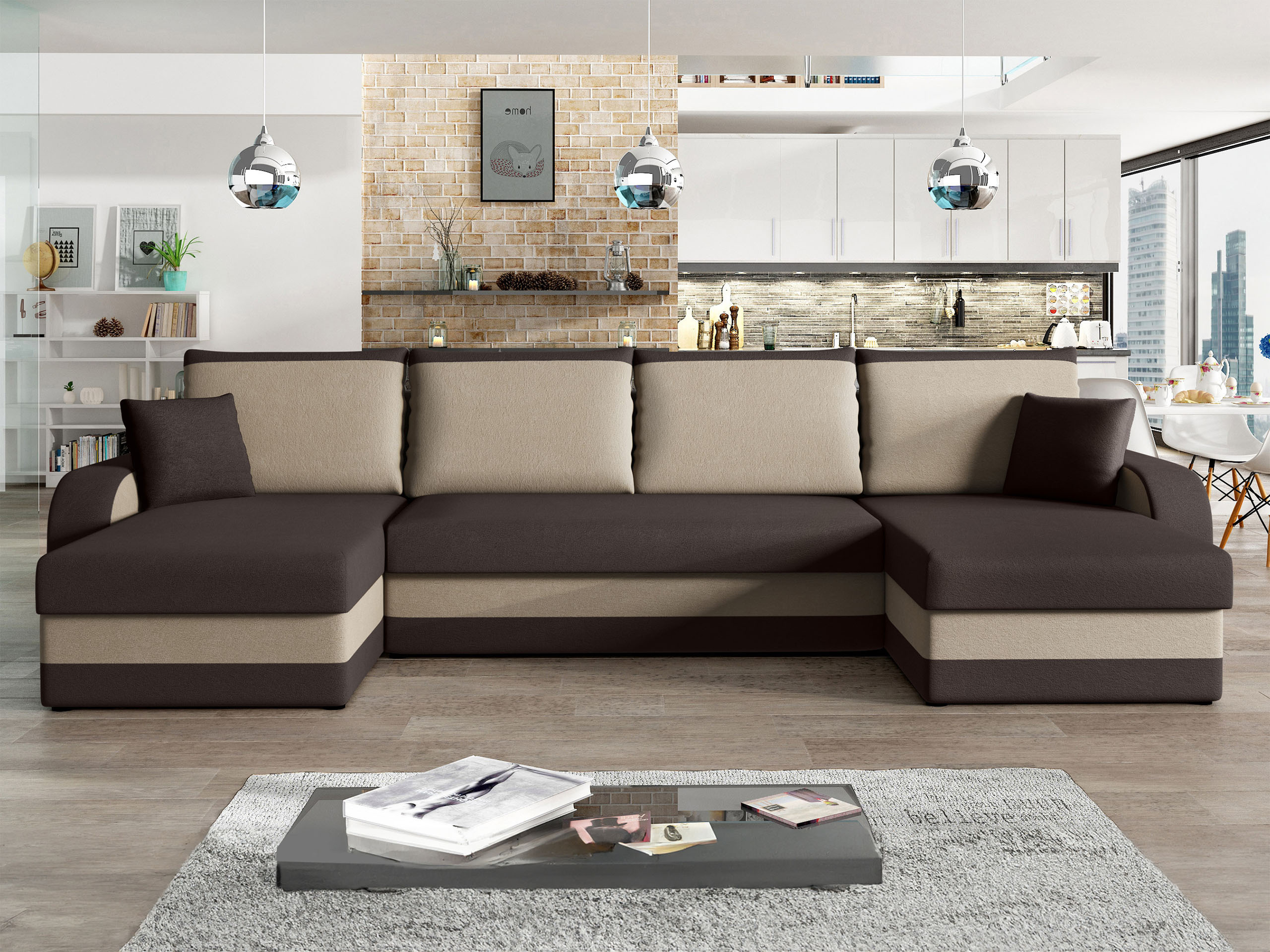 Γωνιακός Καναπές Comfivo Melissa IV (Alova 68 + Alova 07)