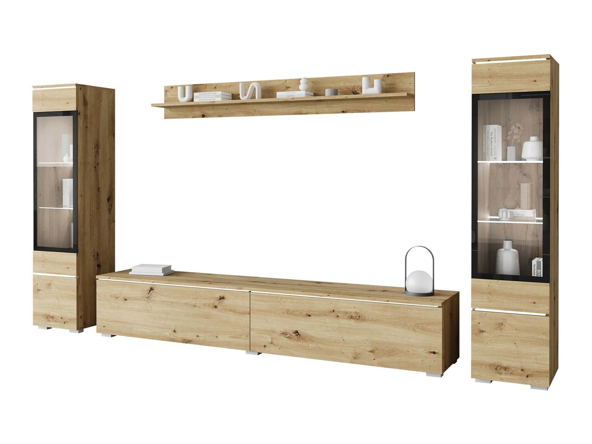 Σετ επίπλων σαλονιού Mirfivo 101 (Artisan βελανιδιά)