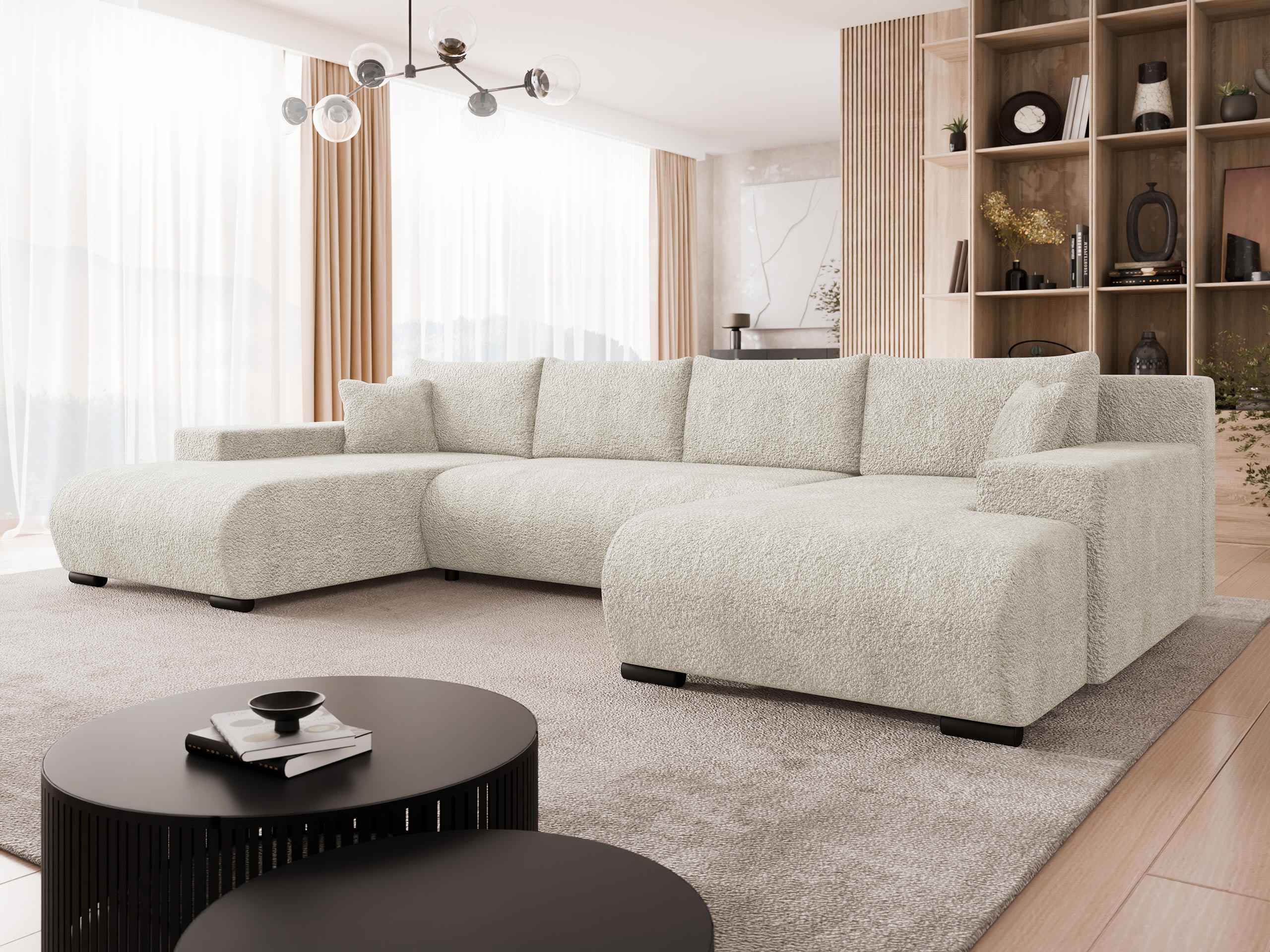 Γωνιακός Καναπές Comfivo Equus (Coral 65)