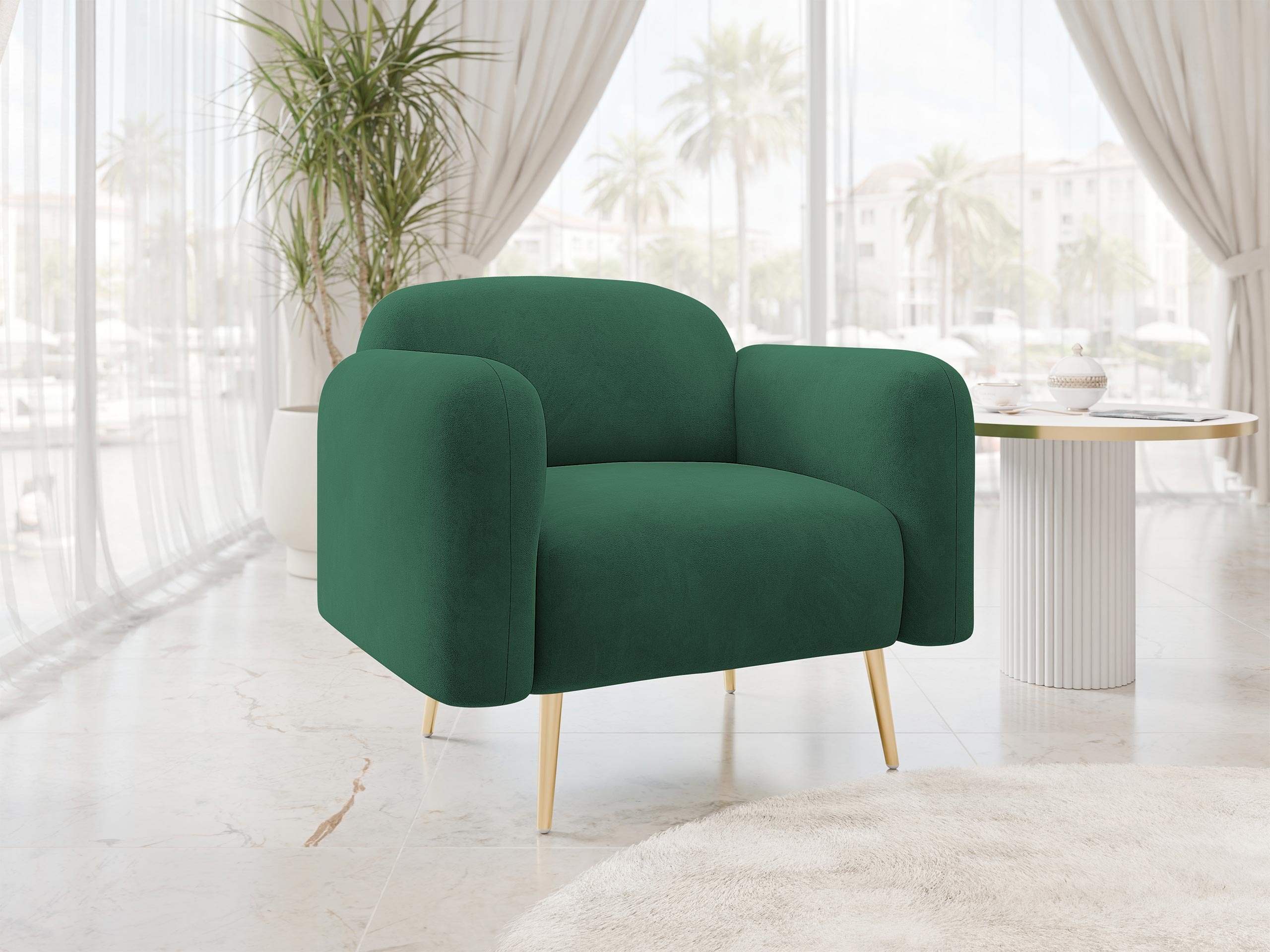 Πολυθρόνα Comfivo Beatitudo I (Uttario Velvet 2952)
