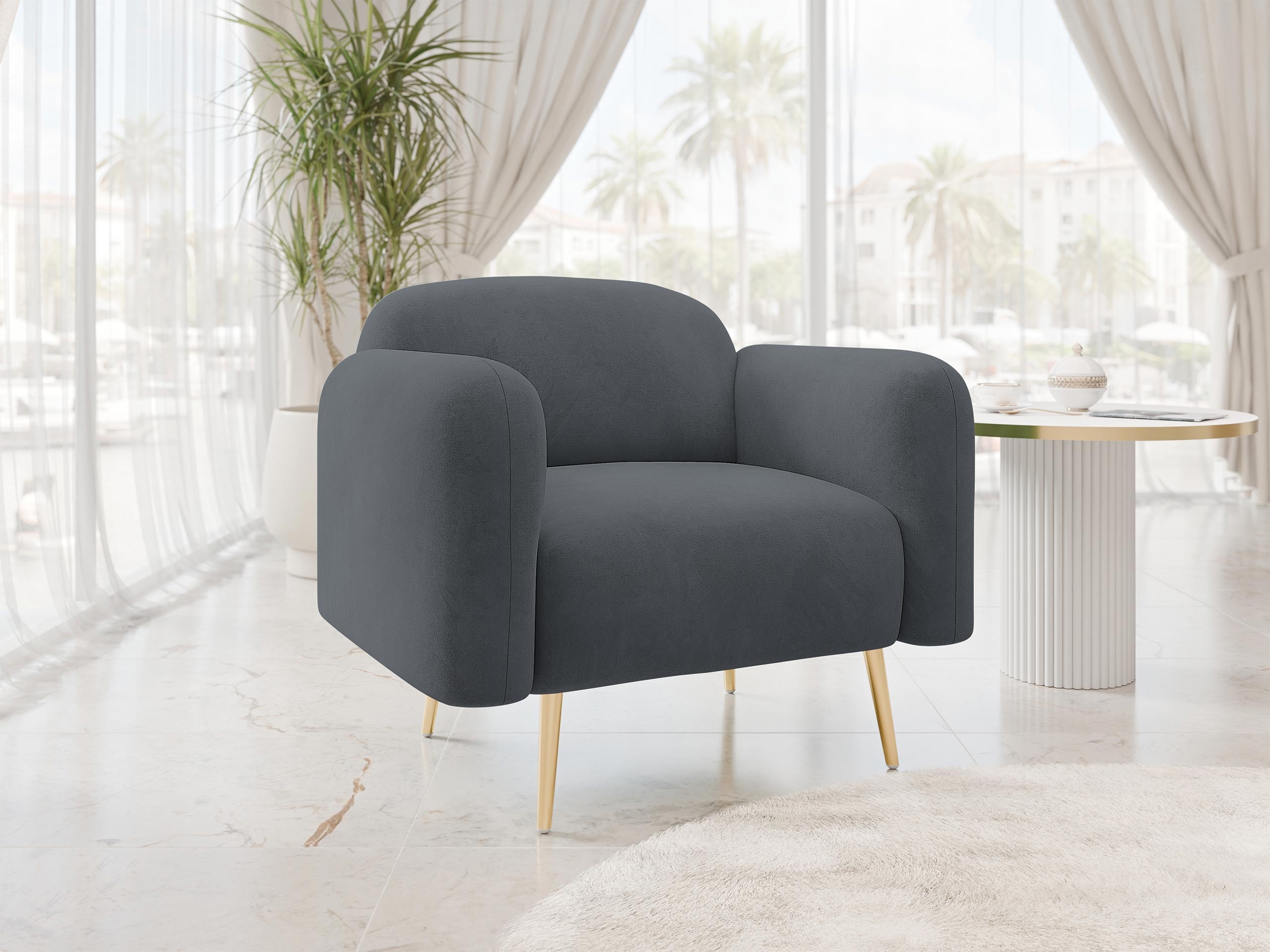 Πολυθρόνα Comfivo Beatitudo I (Uttario Velvet 2970)