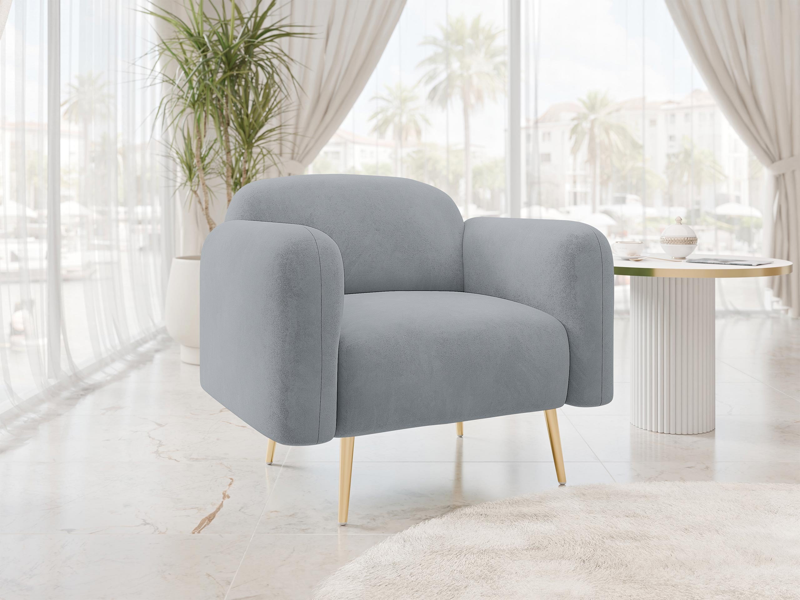 Πολυθρόνα Comfivo Beatitudo I (Uttario Velvet 2972)