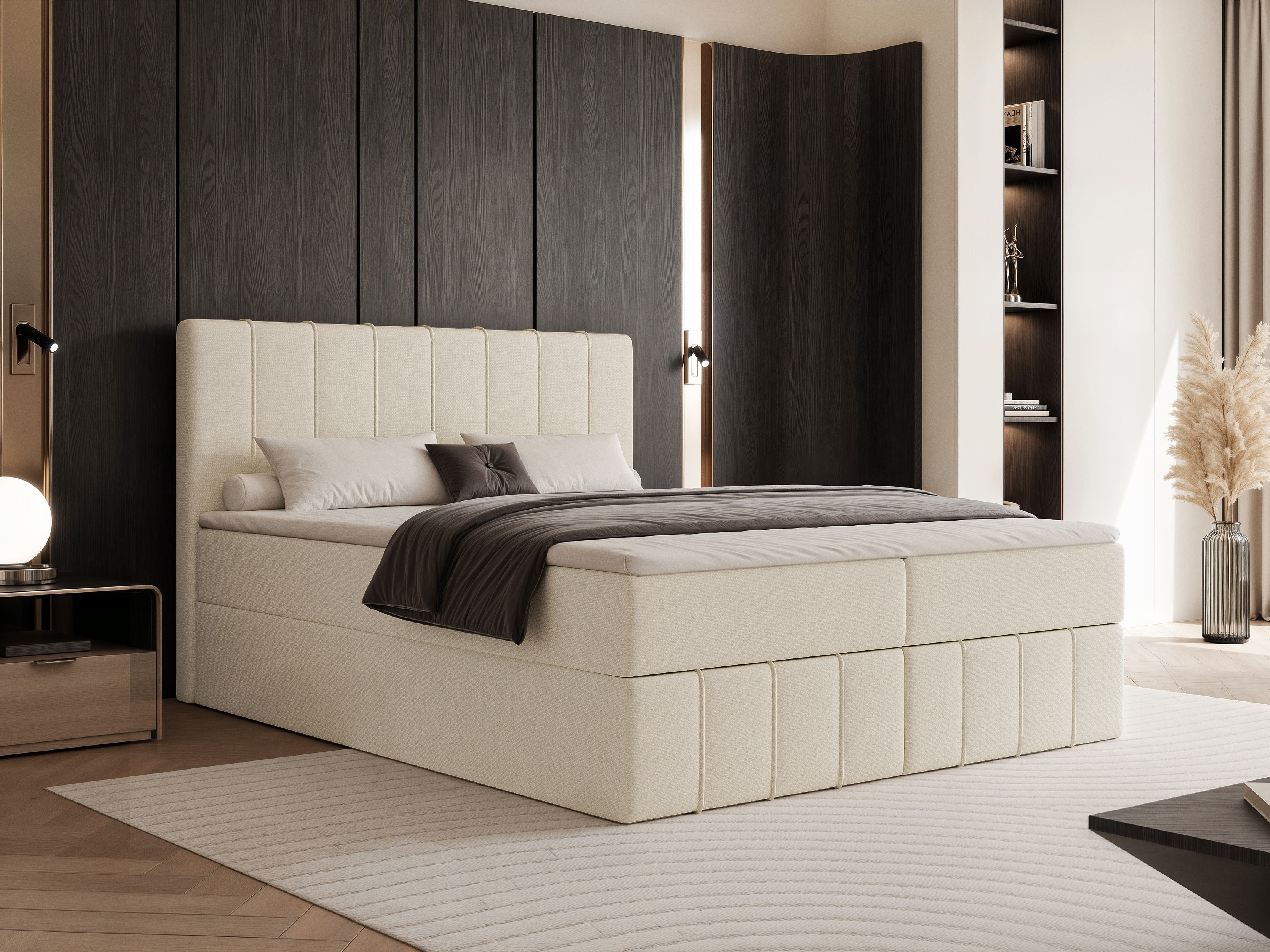 Κρεβάτι continental Martinez 125 (Lumi 03)