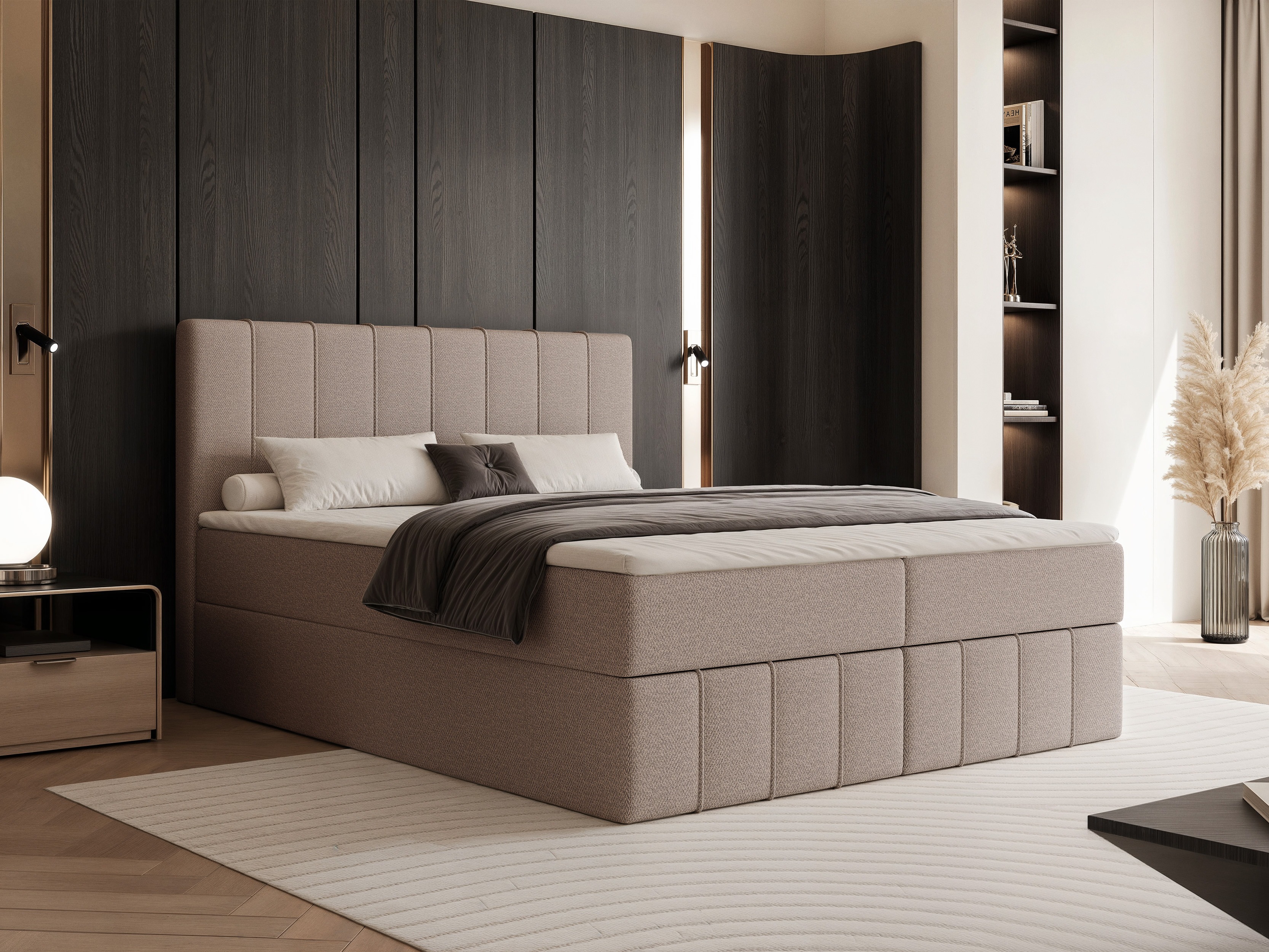 Κρεβάτι continental Martinez 125 (Lumi 19)