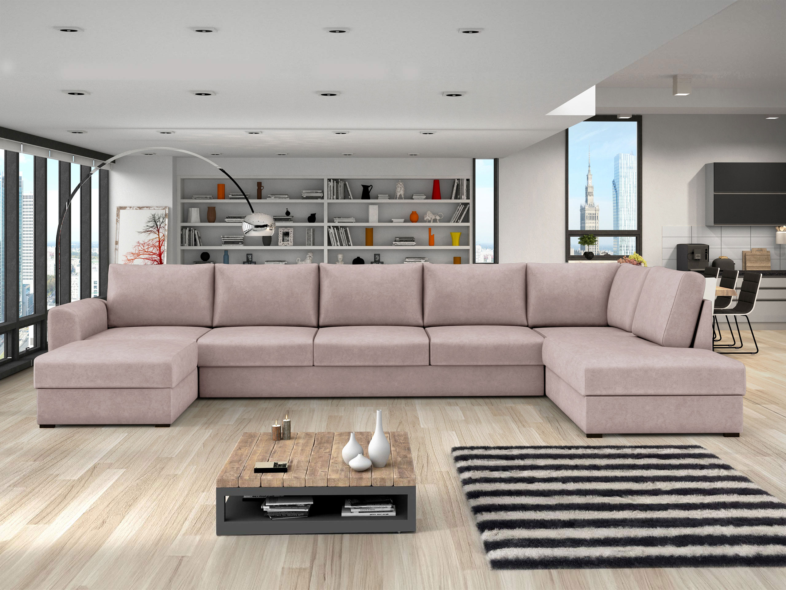 Γωνιακός Καναπές Comfivo Flumen III (Zoya 03)