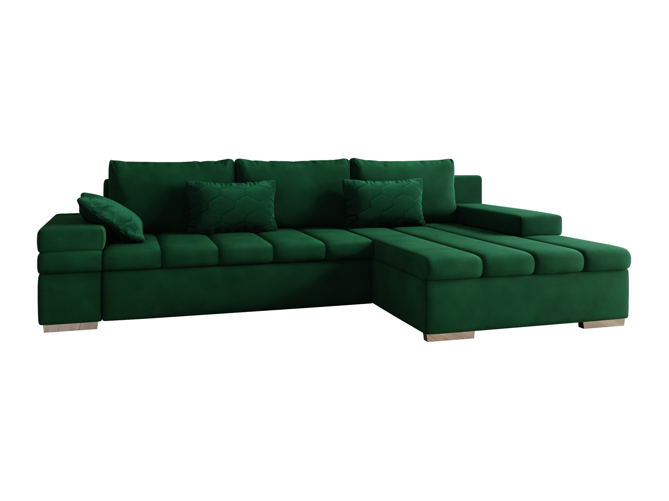 Γωνιακός Καναπές Comfivo Olivetum II (Uttario Velvet 2951 + Magic Velvet Pik 2225)