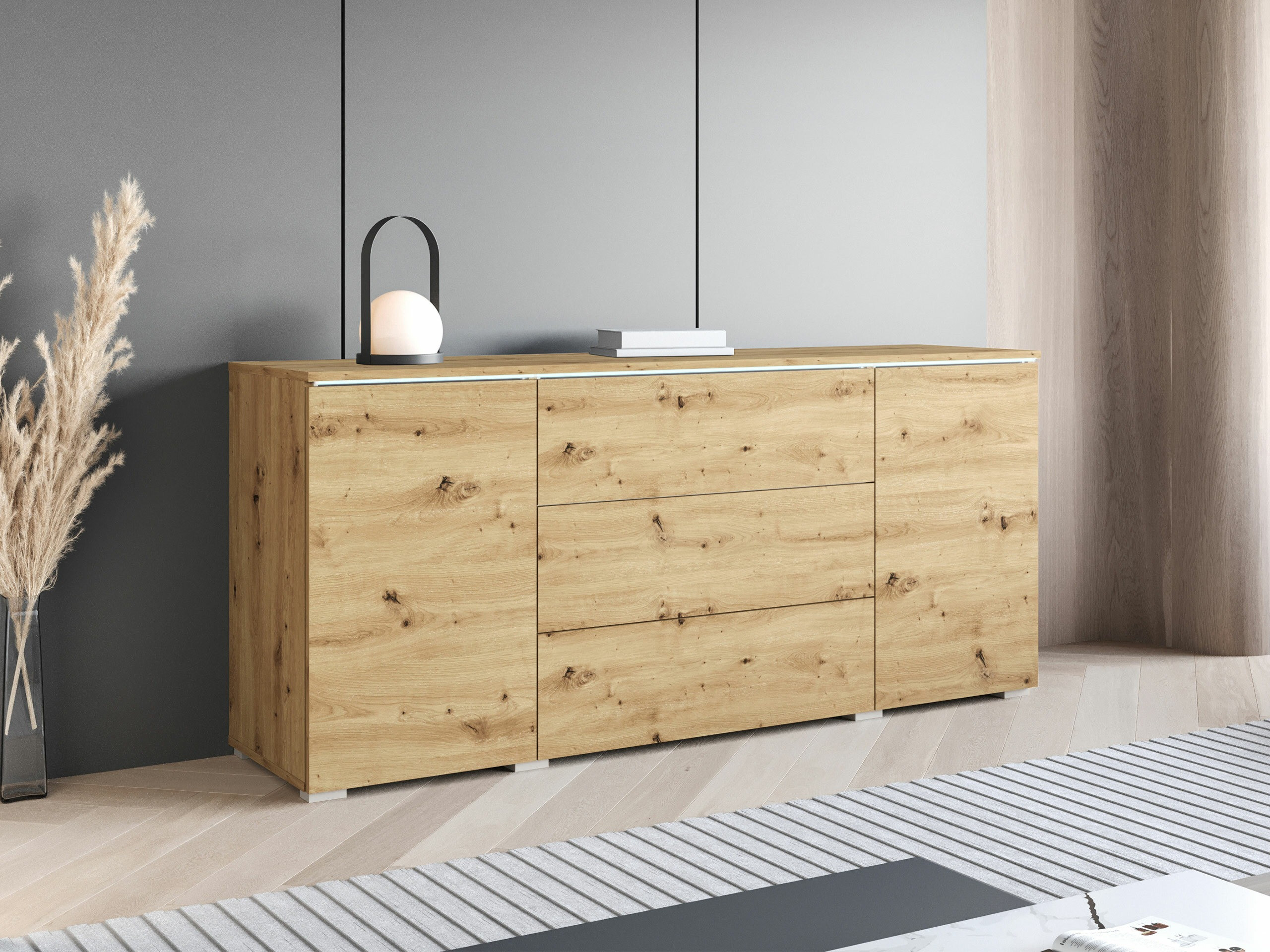 Συρταριέρα Mirfivo 102 (Artisan βελανιδιά)
